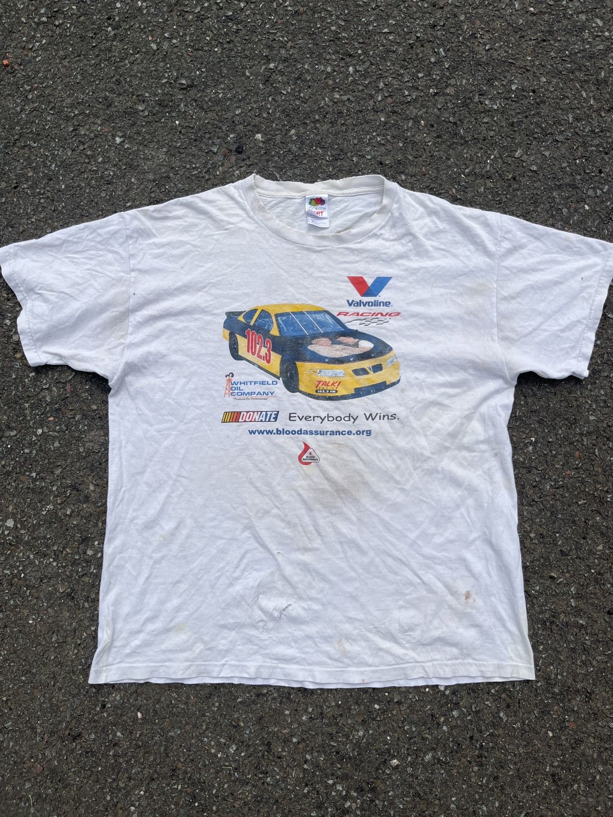 Vintage Vintage Valvoline Racing T shirt Size US XL / EU 56 / 4 - 1 Thumbnail