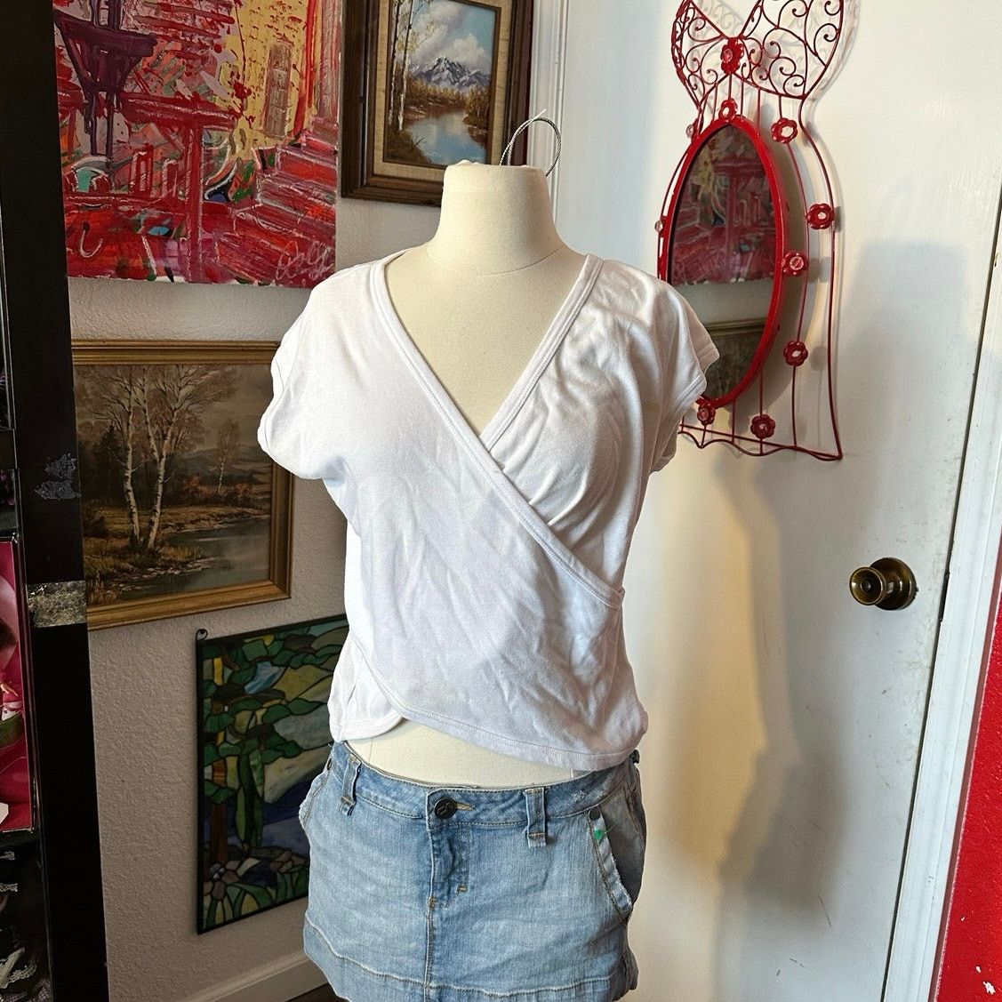 Other stained five ports white wrap shirt Size L / US 10 / IT 46 - 1 Thumbnail
