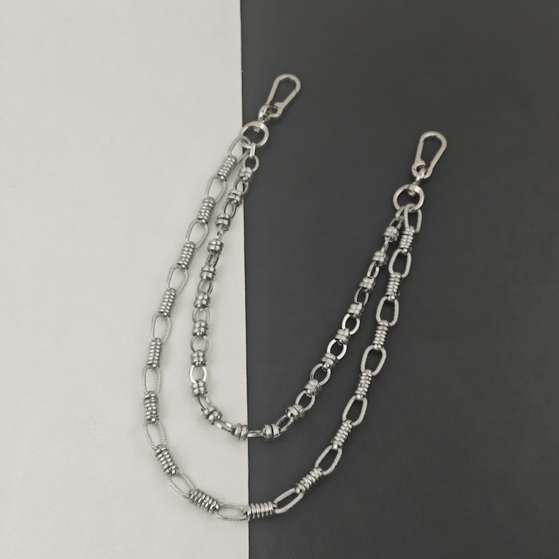 Japanese Brand × Jewelry Minimalist Punk Pants Chain Stainless Steel Rock Style Size ONE SIZE - 3 Thumbnail