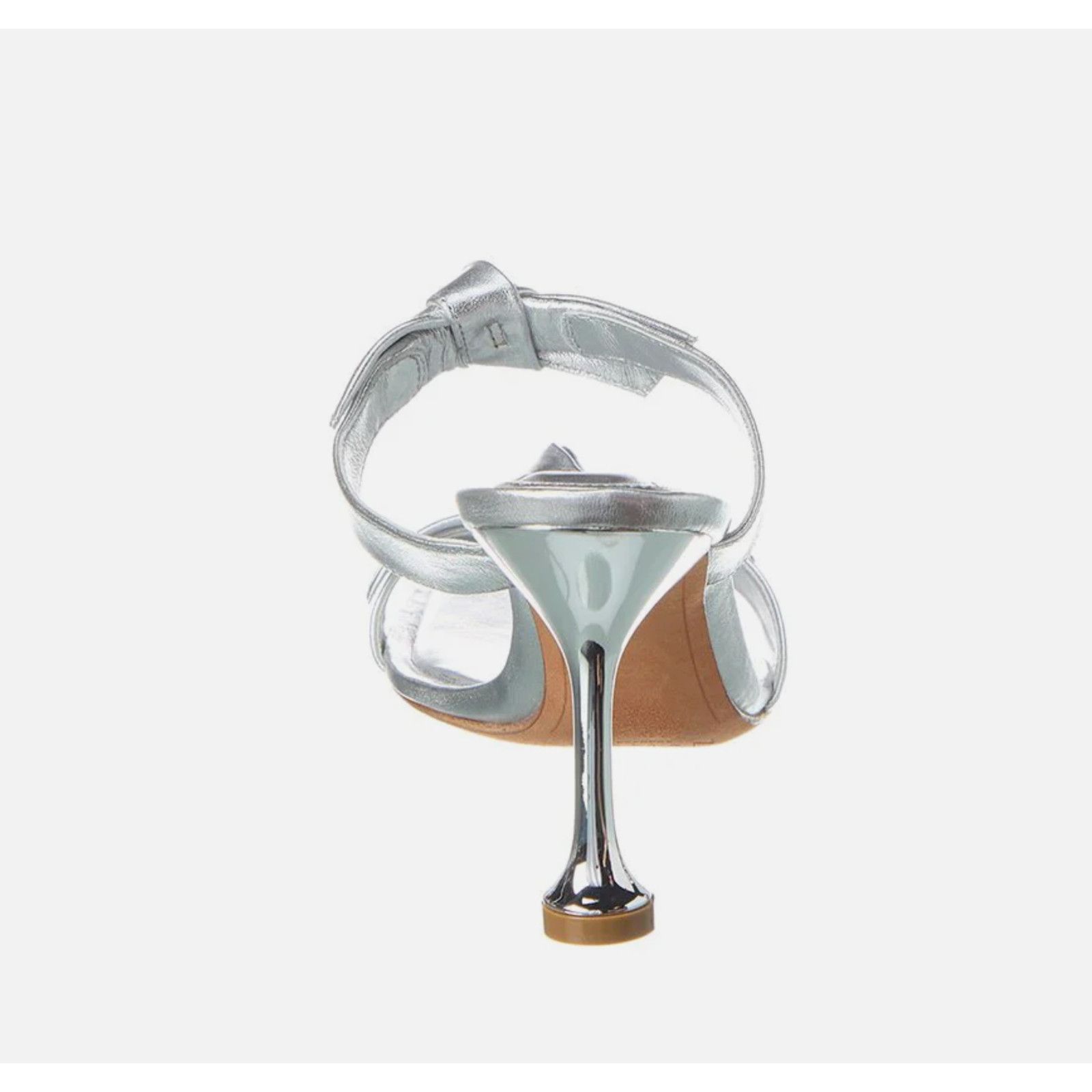 Alexandre Birman Alexandre Birman Clarita Square Leather Sandal Silver EU39 Size US 8.5 / IT 38.5 - 3 Thumbnail
