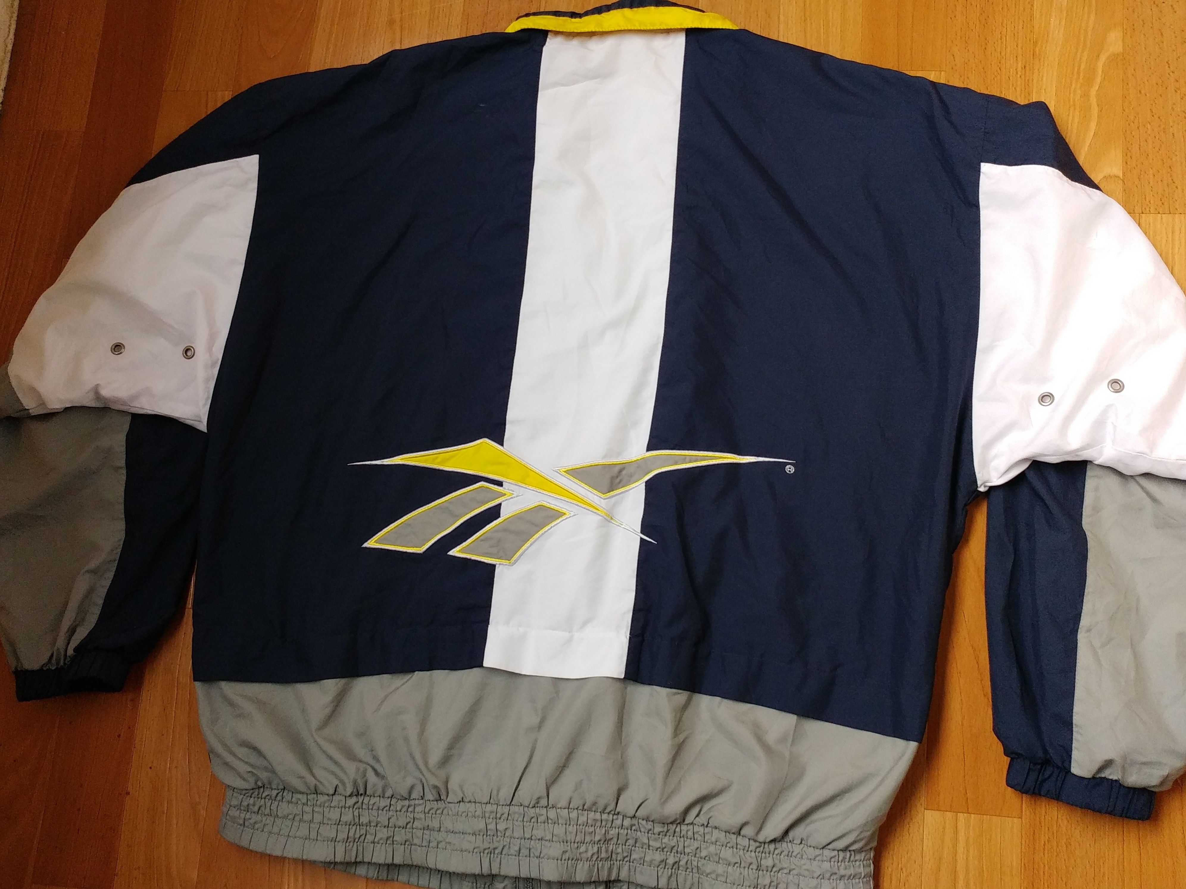 Reebok × Vintage Reebok jacket, vintage full zip RBK track, 90s hip hop M Size US M / EU 48-50 / 2 - 6 Thumbnail