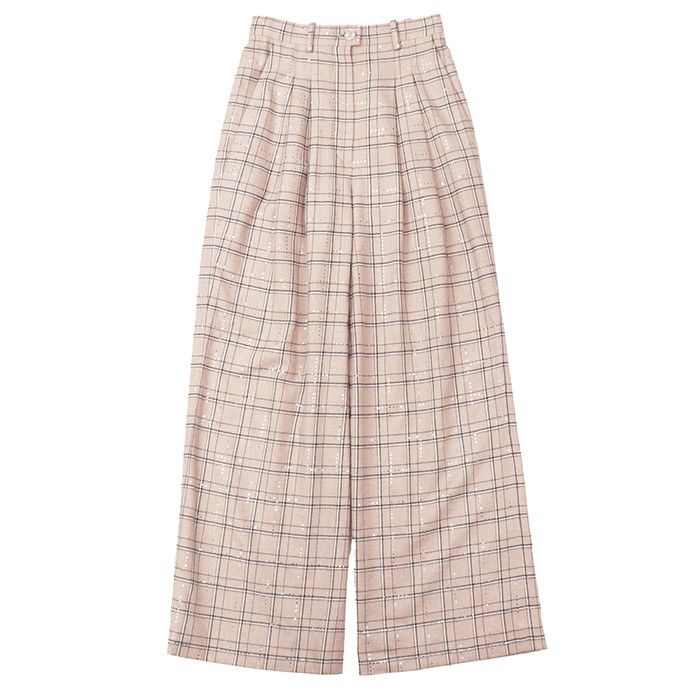 Chanel Chanel Chanel Lame Check Cotton Pants Textile Pants P71172 DUTY FREE for USA Size ONE SIZE - 1 Thumbnail