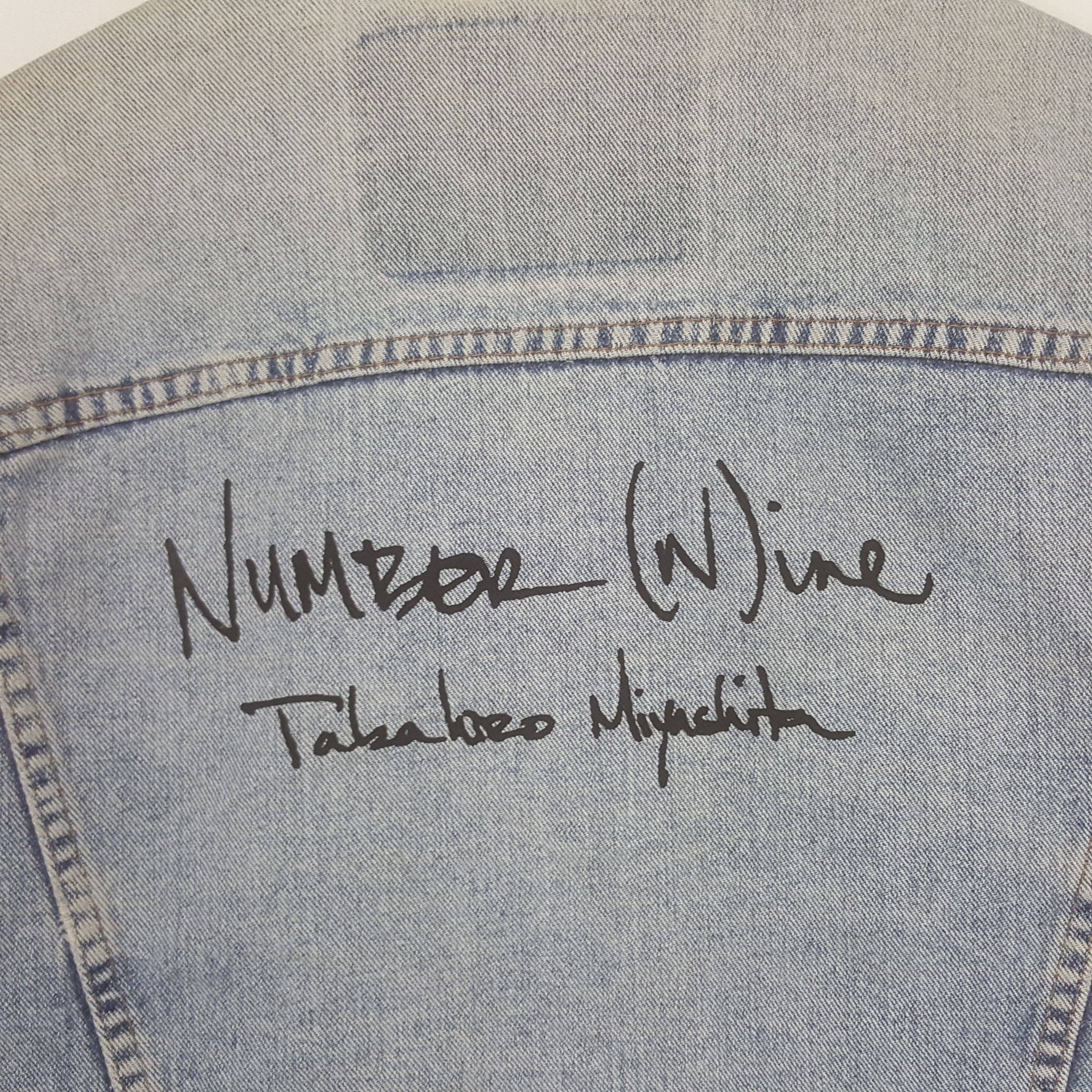 Levi's × Number (N)ine × Vintage Vintage Levi's X Number (N)ine Japan Custom Art Denim Jacket Size US L / EU 52-54 / 3 - 2 Thumbnail