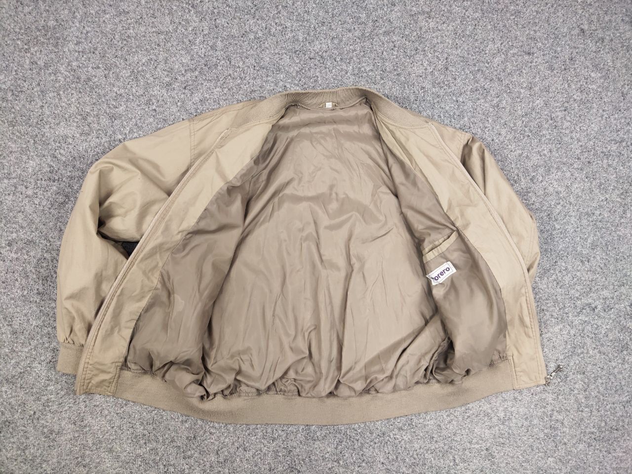 Lacoste Vintage 90's Lacoste custom double logo Beige Bomber Jacket Size US M / EU 48-50 / 2 - 17 Thumbnail