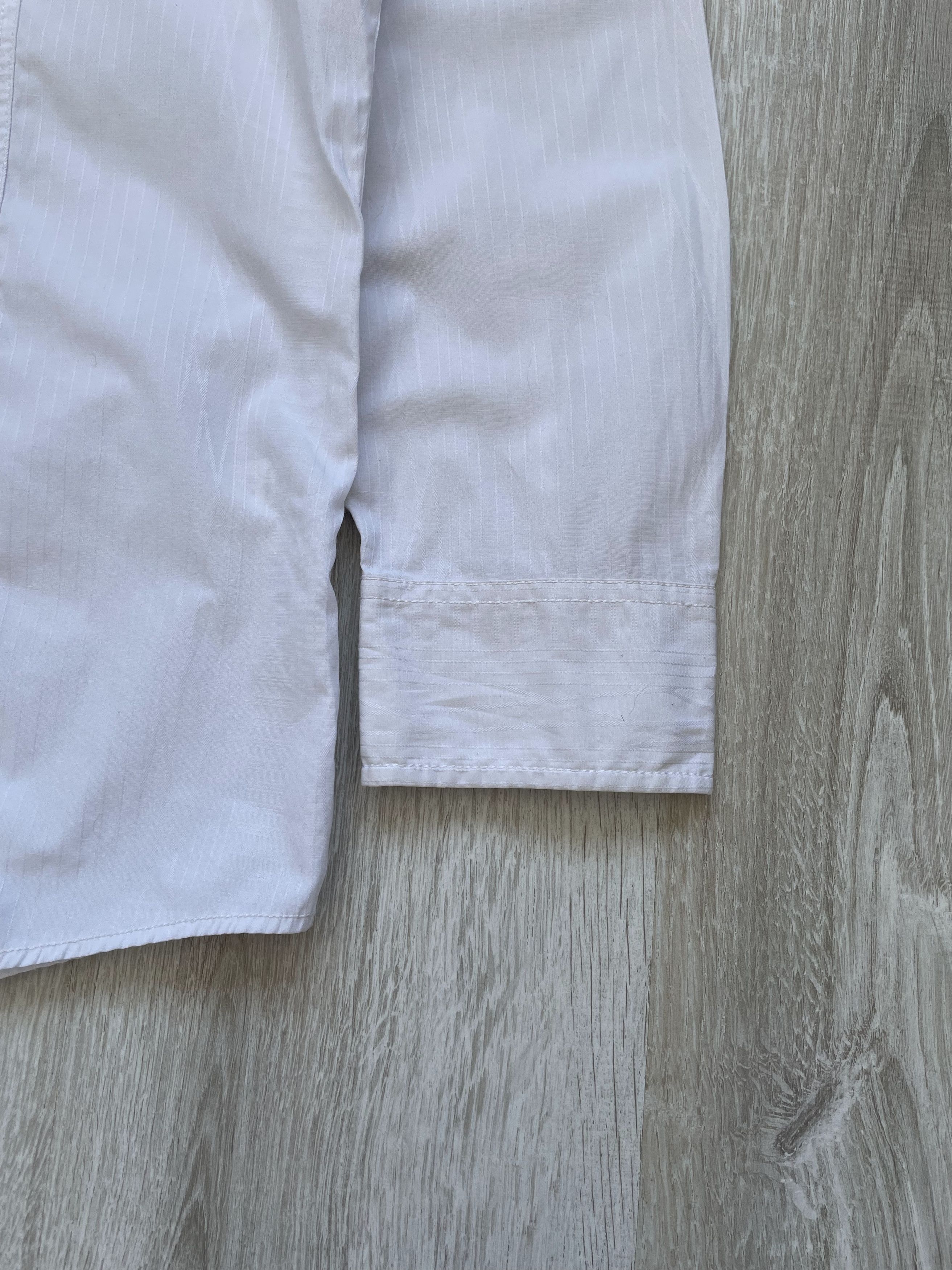 If Six Was Nine Vintage 90s Roar RAJ Dressy Tonal White Shirt Size US L / EU 52-54 / 3 - 7 Thumbnail