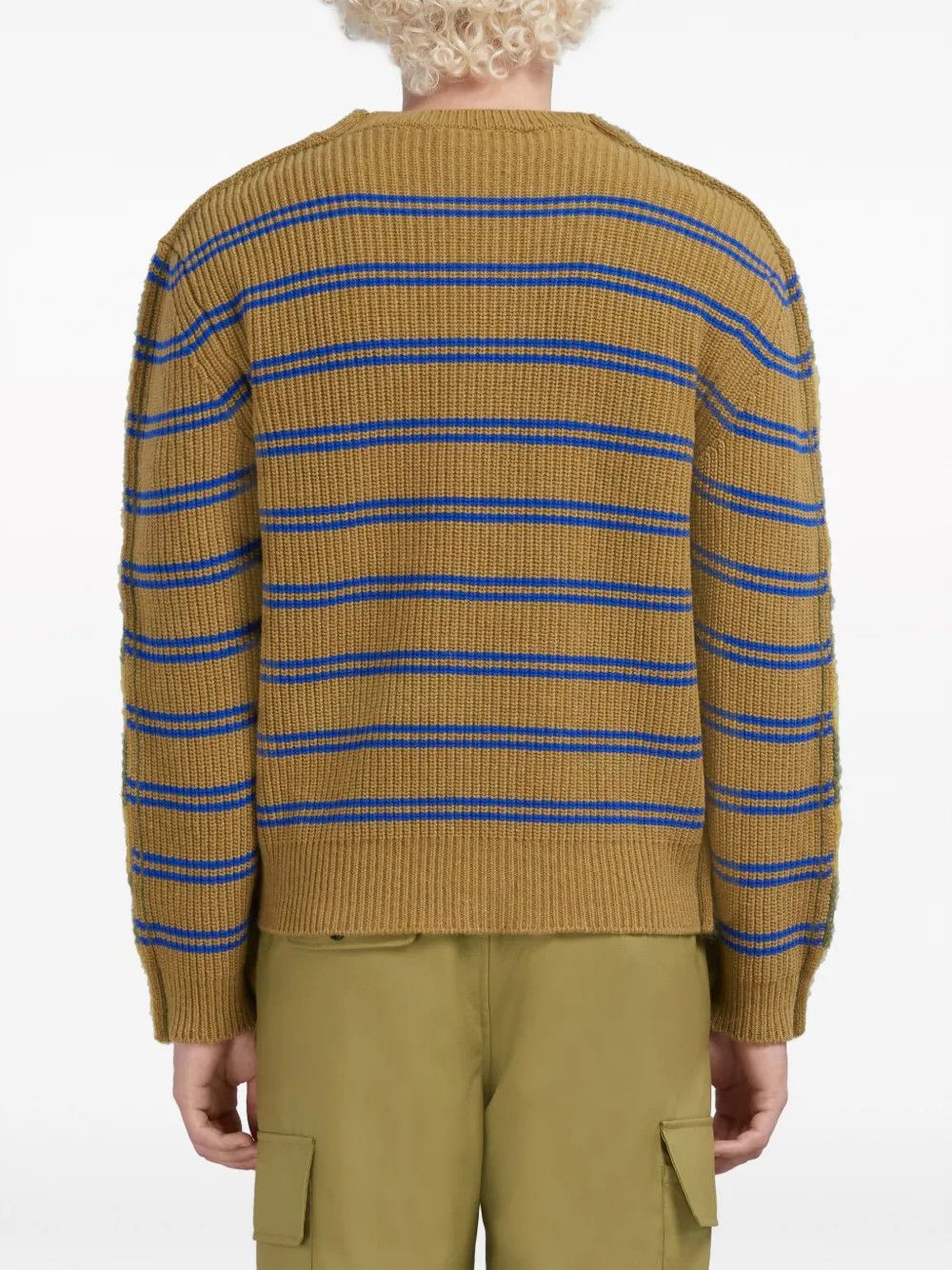 Marni o1w1db10125 Stripe-Print Knit Jumper in Multicolor Size US S / EU 44-46 / 1 - 2 Thumbnail