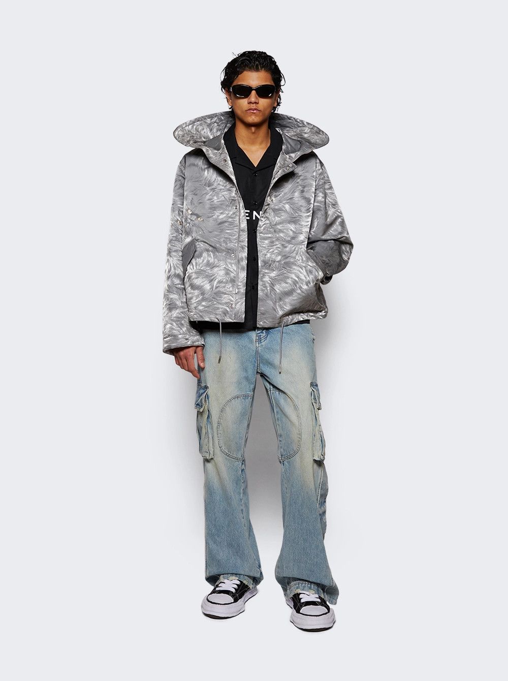 Givenchy o1mle0426 Fishtail Parka in Gray Size US XL / EU 56 / 4 - 2 Thumbnail