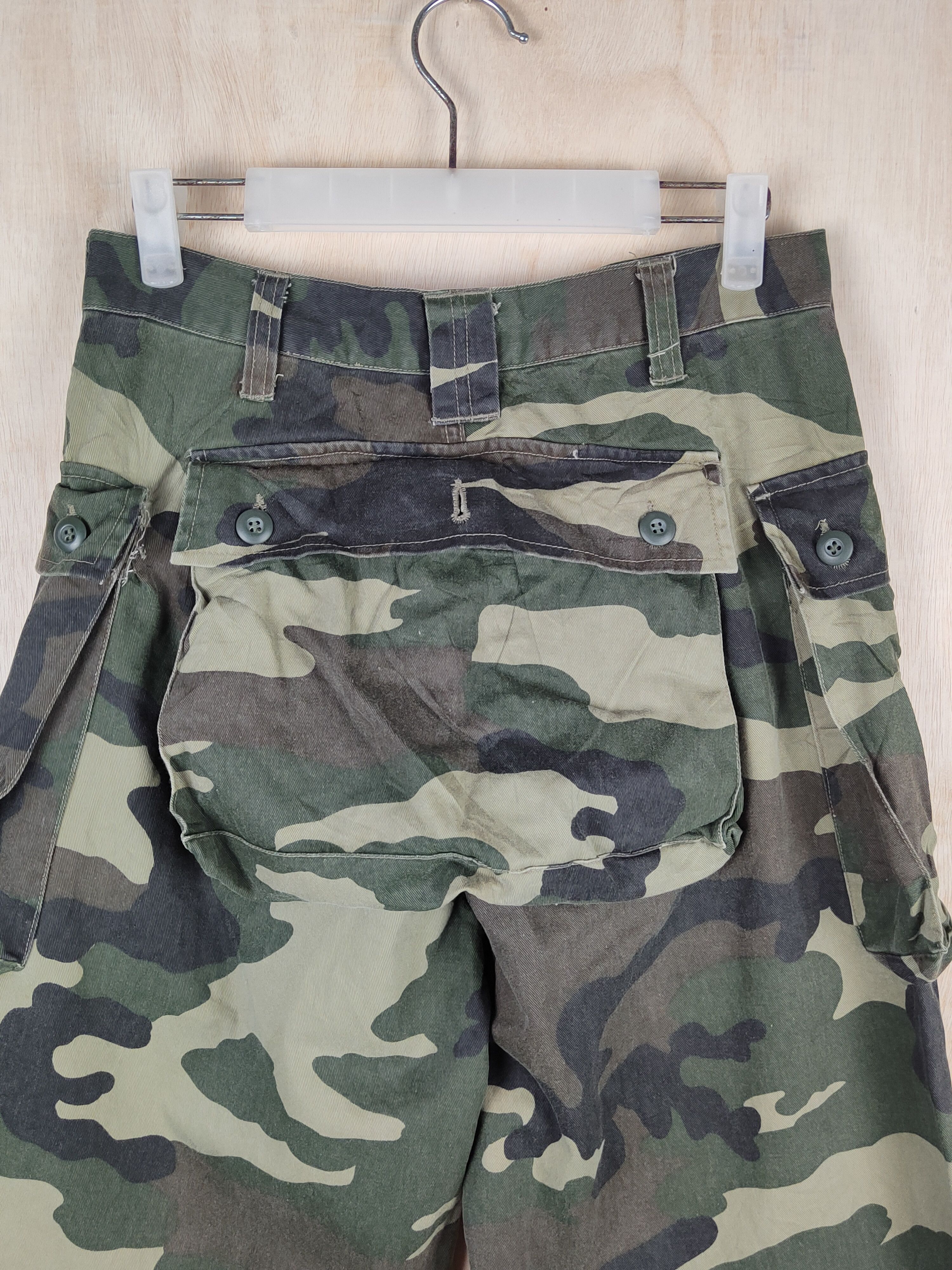 Japanese Brand Oak Pointe Camo Multipocket Tactical Cargo Pants #S2440 Size US 29 - 8 Thumbnail