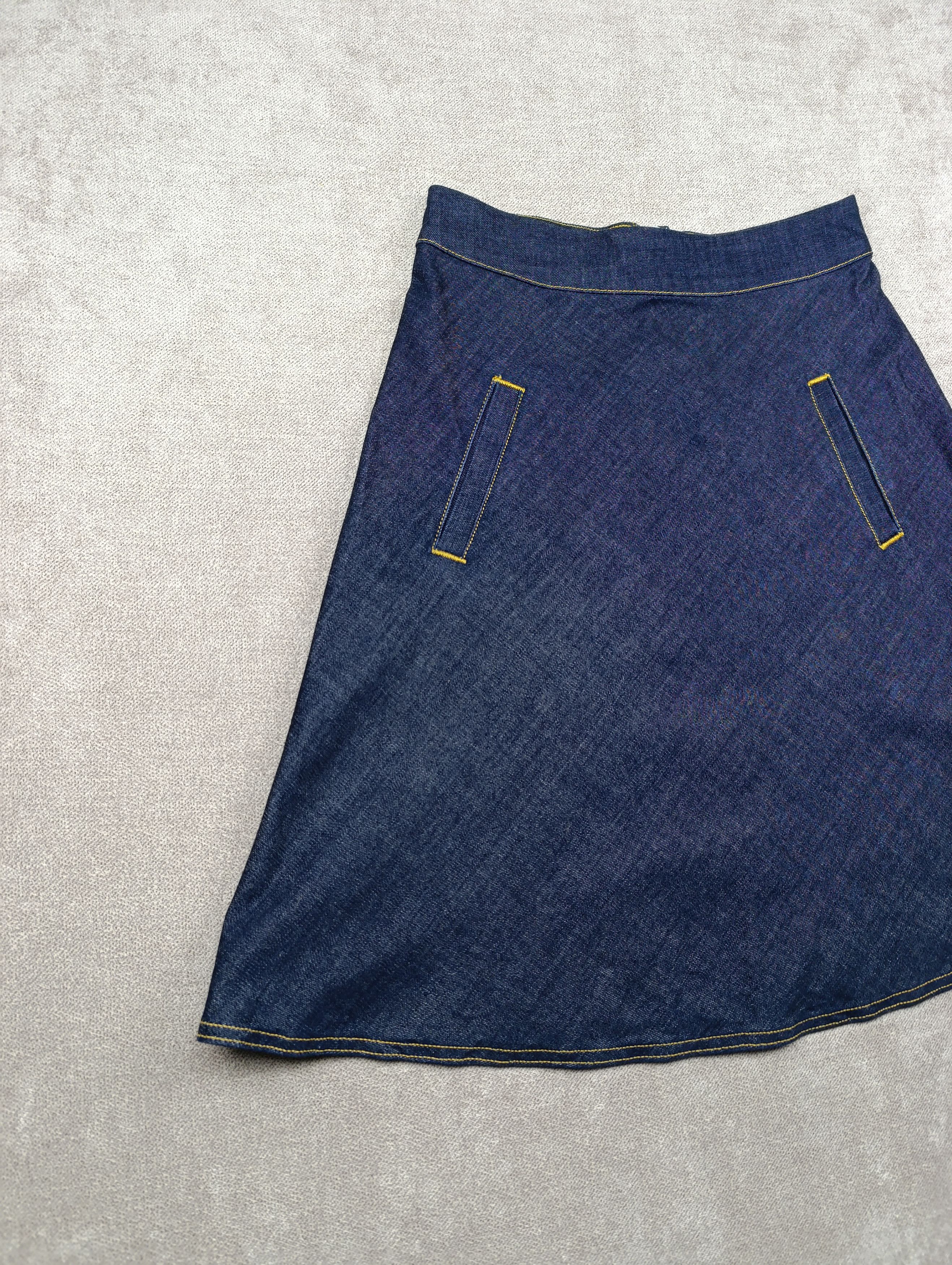 Mads Norgaard Women's Mads Norgaard Comfy Denim Stelly Stretch Skirt Size 26" / US 2 / IT 38 - 6 Thumbnail