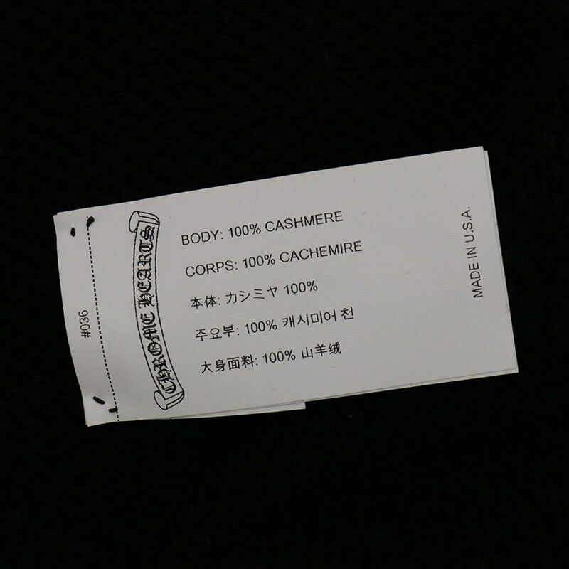 Chrome Hearts Chrome Hearts Cross Knit Cap Size ONE SIZE - 6 Thumbnail