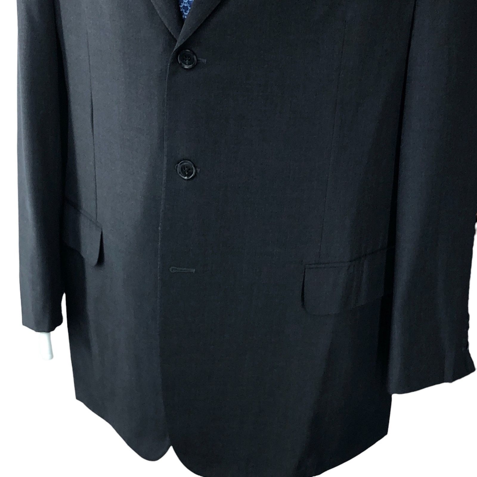 Ermenegildo Zegna Ermenegildo Zegna Mens Size 44L Sportcoat Jacket Blazer Gray Size 44L - 3 Thumbnail