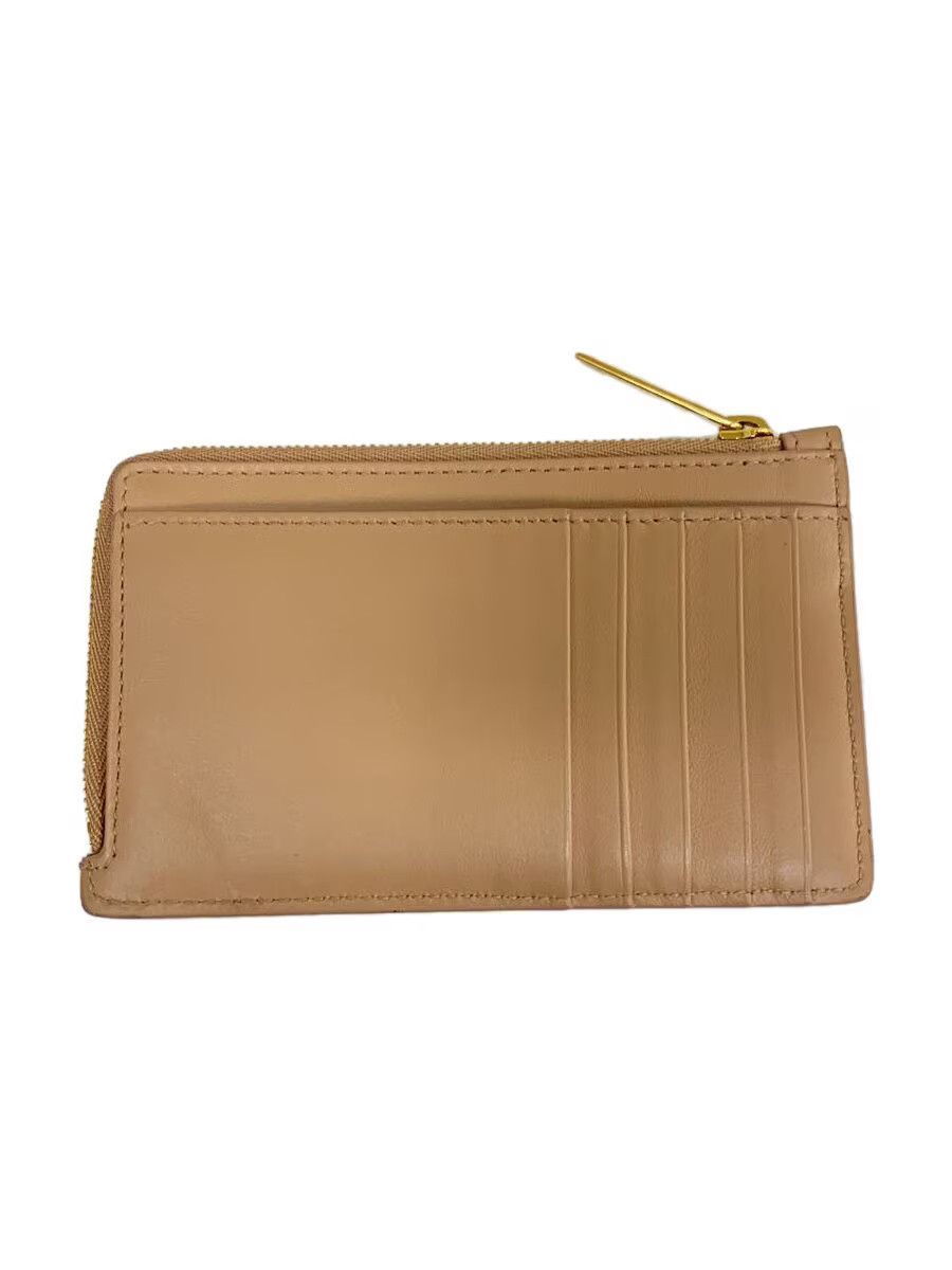 Balenciaga Balenciaga Leather Coin Case Beige Size ONE SIZE - 2 Thumbnail