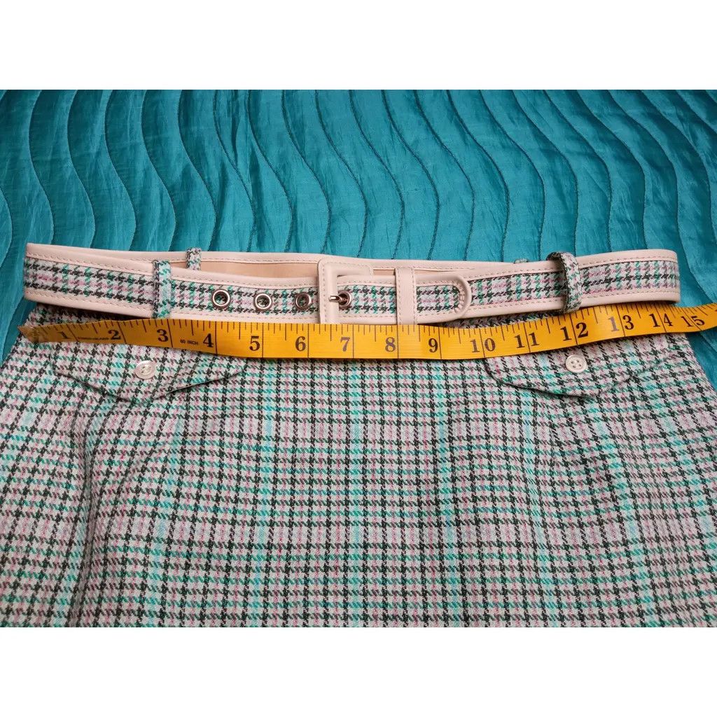 Paul & Joe Linen blend mid-length belted skirt Size 27" / US 4 / IT 40 - 8 Thumbnail