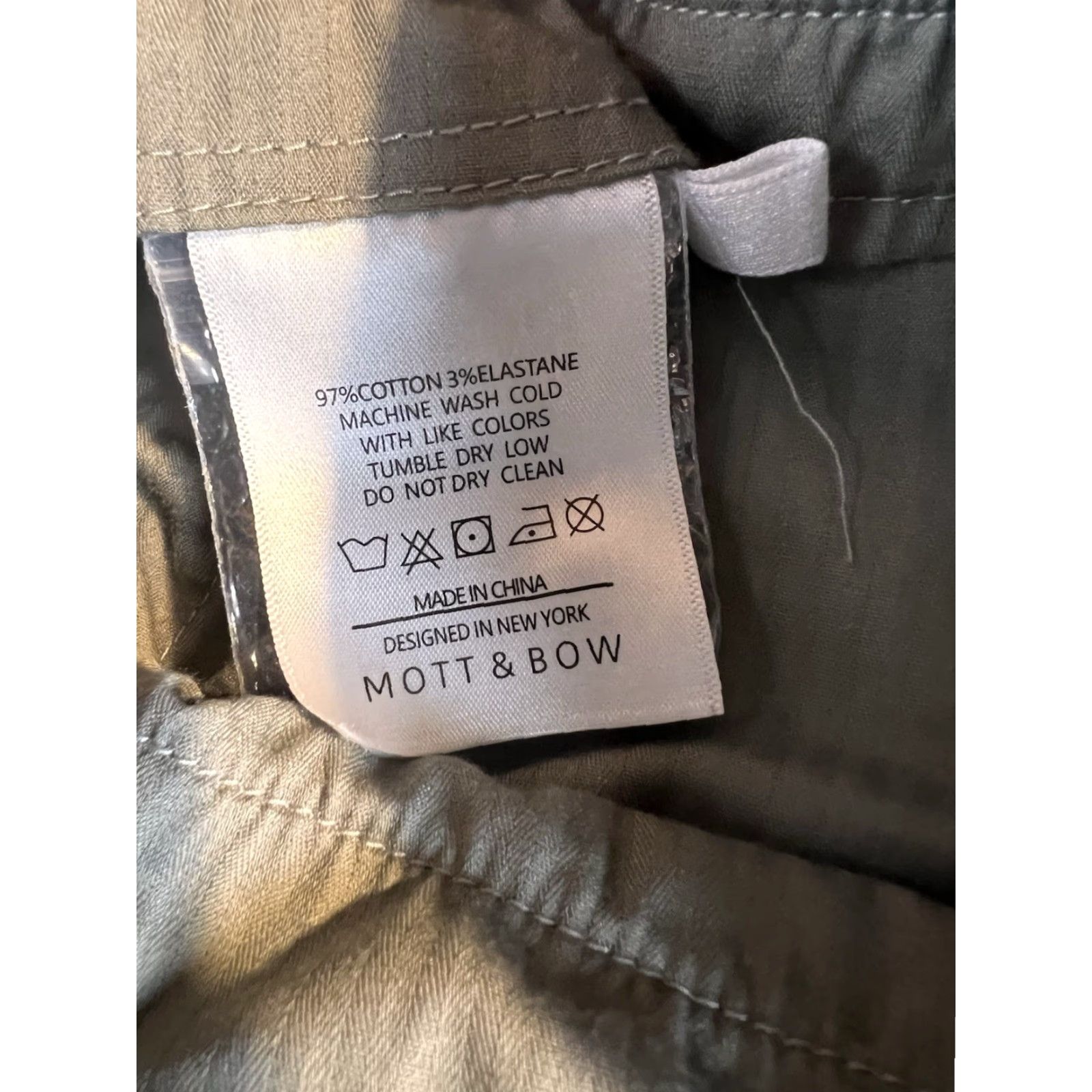 Mott & Bow Mott & Bow The Twill Chino Charles Casual Pants Mens 38x30 Green Preppy Size US 38 / EU 54 - 4 Thumbnail