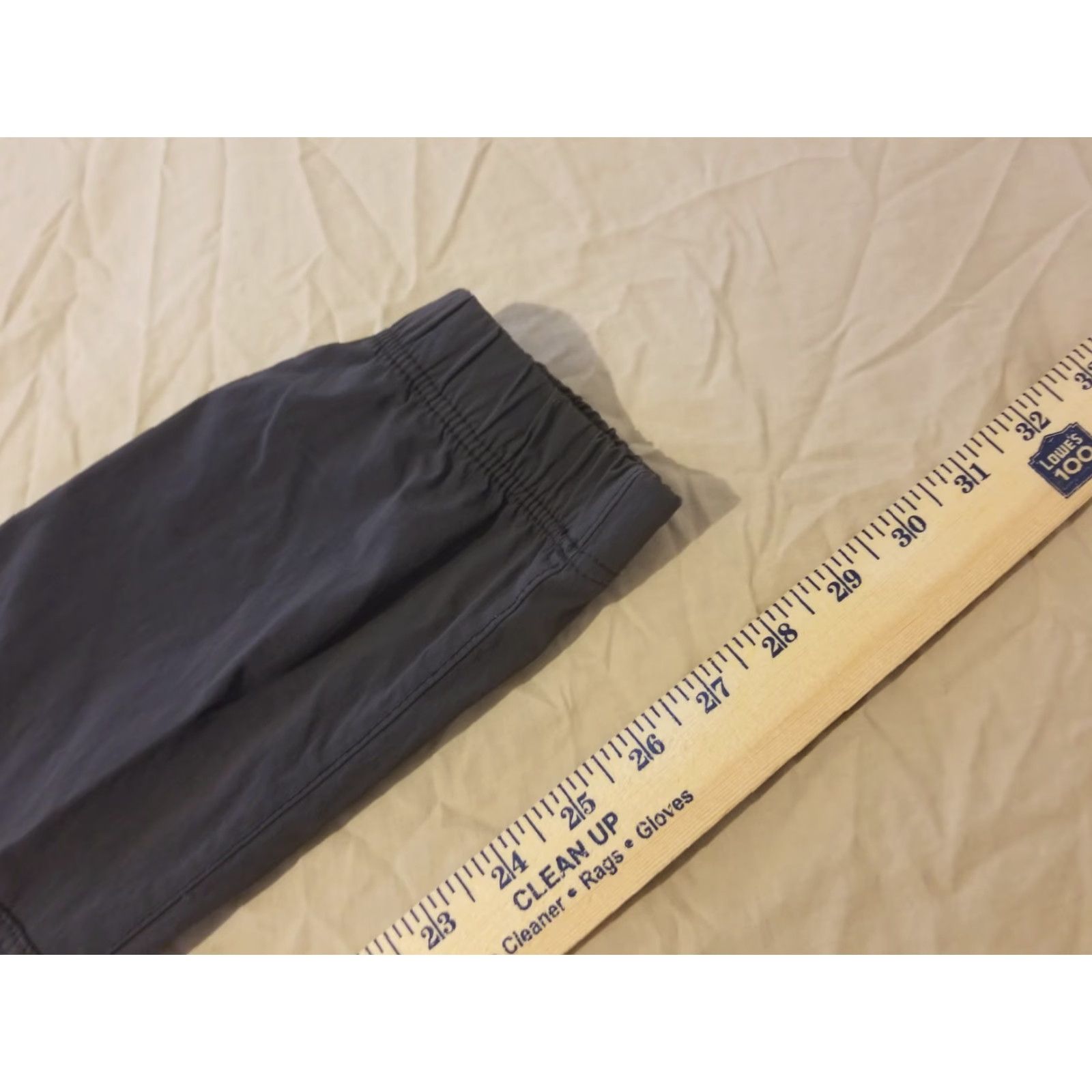H&M Mens H&M Cargo Pants S Small Gray Cotton Jogger Pants Regular Waist Drawstring Activewear Mens Size US 29 - 8 Thumbnail