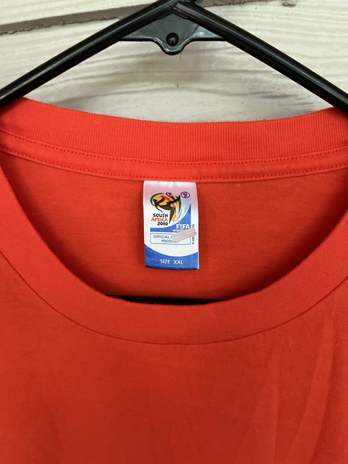Vintage FIFA World Cup South Africa 2010 Official Adidas Fan Tee Size US XXL / EU 58 / 5 - 2 Thumbnail