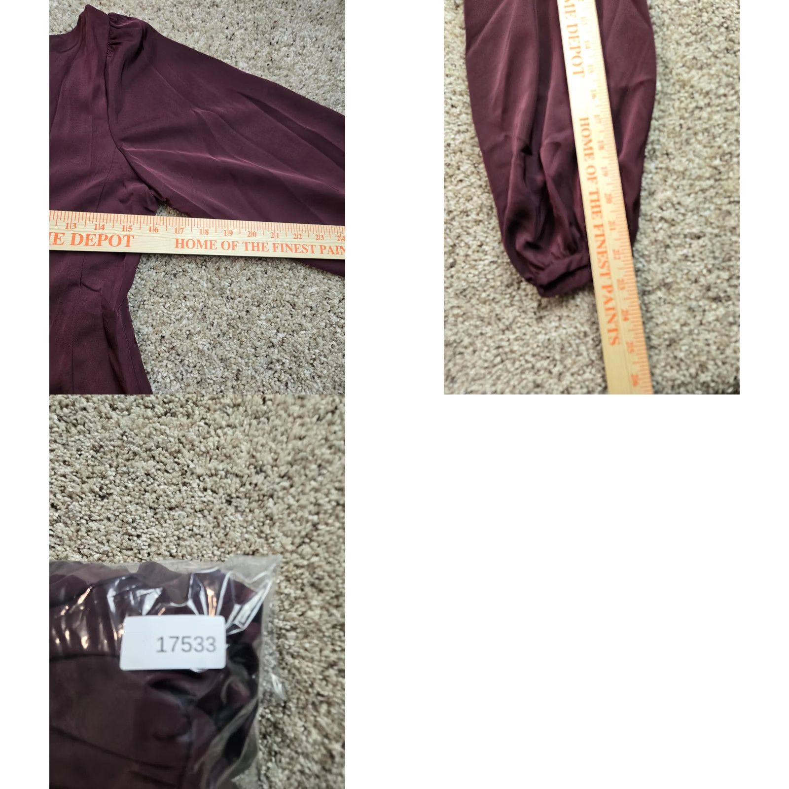 Banana Republic Banana Republic Dress Womens 6P Petite Purple Long Sleeve V-Neck NWT Fit & Flare Dress Size M / US 6-8 / IT 42-44 - 9 Thumbnail