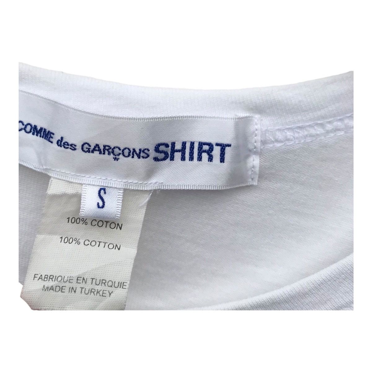 Comme des Garcons Comme des Garçons Japan Cdg White Tee Size US S / EU 44-46 / 1 - 2 Thumbnail