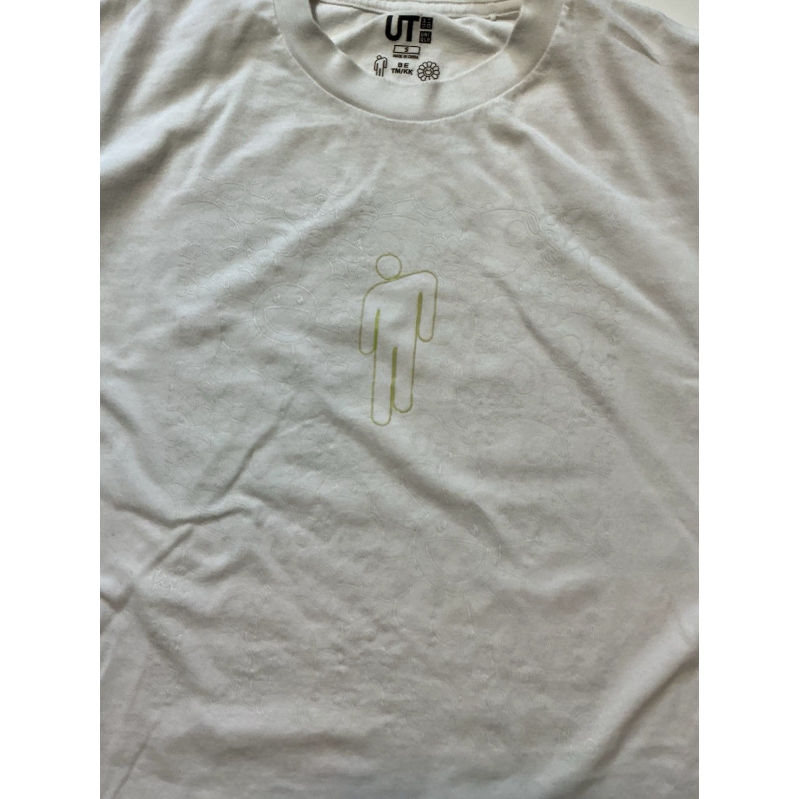 Uniqlo Uniqlo UT X Takashi Murakami X Billie Eilish Flowers & Skulls Graphic T-Shirt SM White Unisex Adults Small Shirts Mens Womens Size US S / EU 44-46 / 1 - 4 Thumbnail