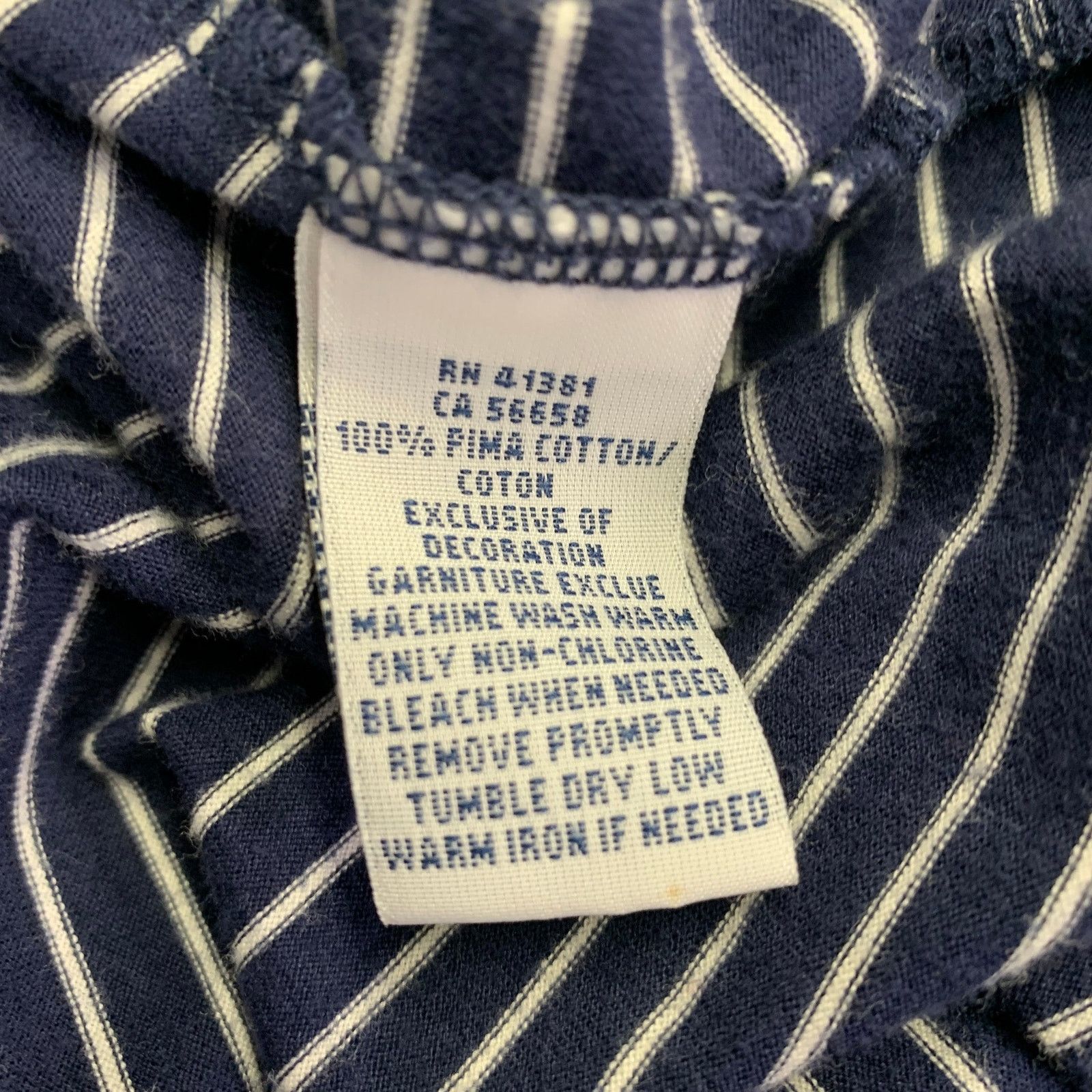 Polo Ralph Lauren POLO by RALPH LAUREN Navy Cotton Half Placket Polo Size US XXL / EU 58 / 5 - 5 Thumbnail