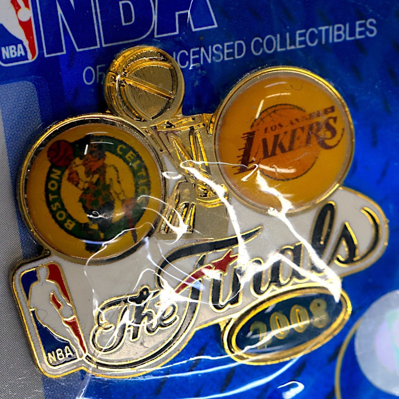 NBA NBA Finals 2008 Finals Pin Boston Celtics Los Angeles Lakers Size ONE SIZE - 4 Thumbnail