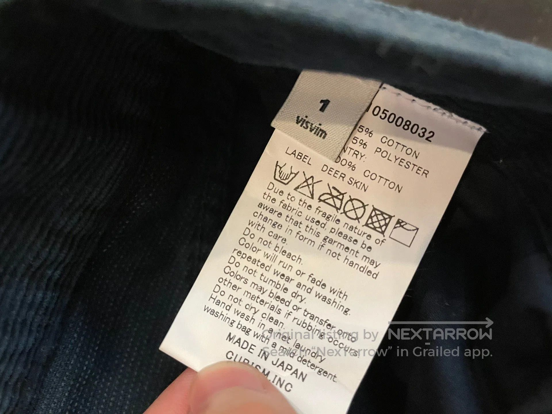 Visvim visvim ict 14ss Indigo Corduroy Pants. Size US 30 / EU 46 - 3 Thumbnail