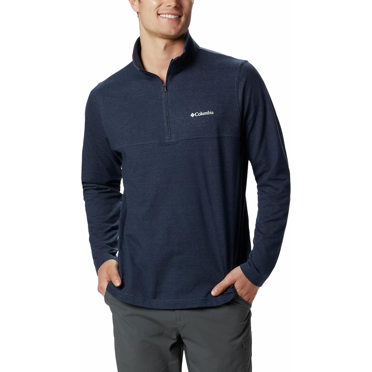 Columbia Columbia Rugged Ridge 1/4 Zip Pullover Navy Blue Mens M Size US M / EU 48-50 / 2 - 9 Thumbnail