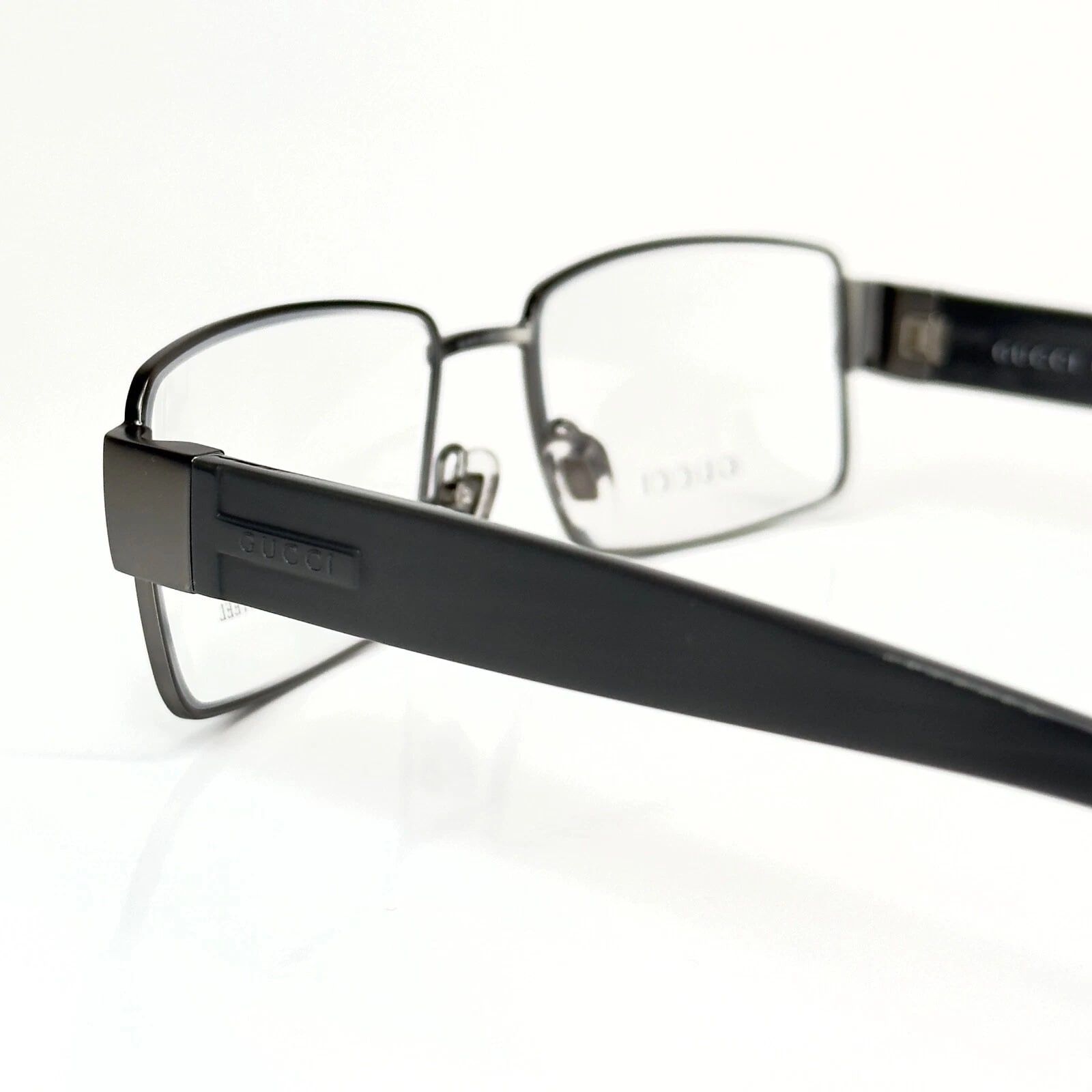 Gucci GUCCI GG2217S 2217 AUTHENTIC Grey Rectangle Frame Eyeglass Size ONE SIZE - 3 Thumbnail
