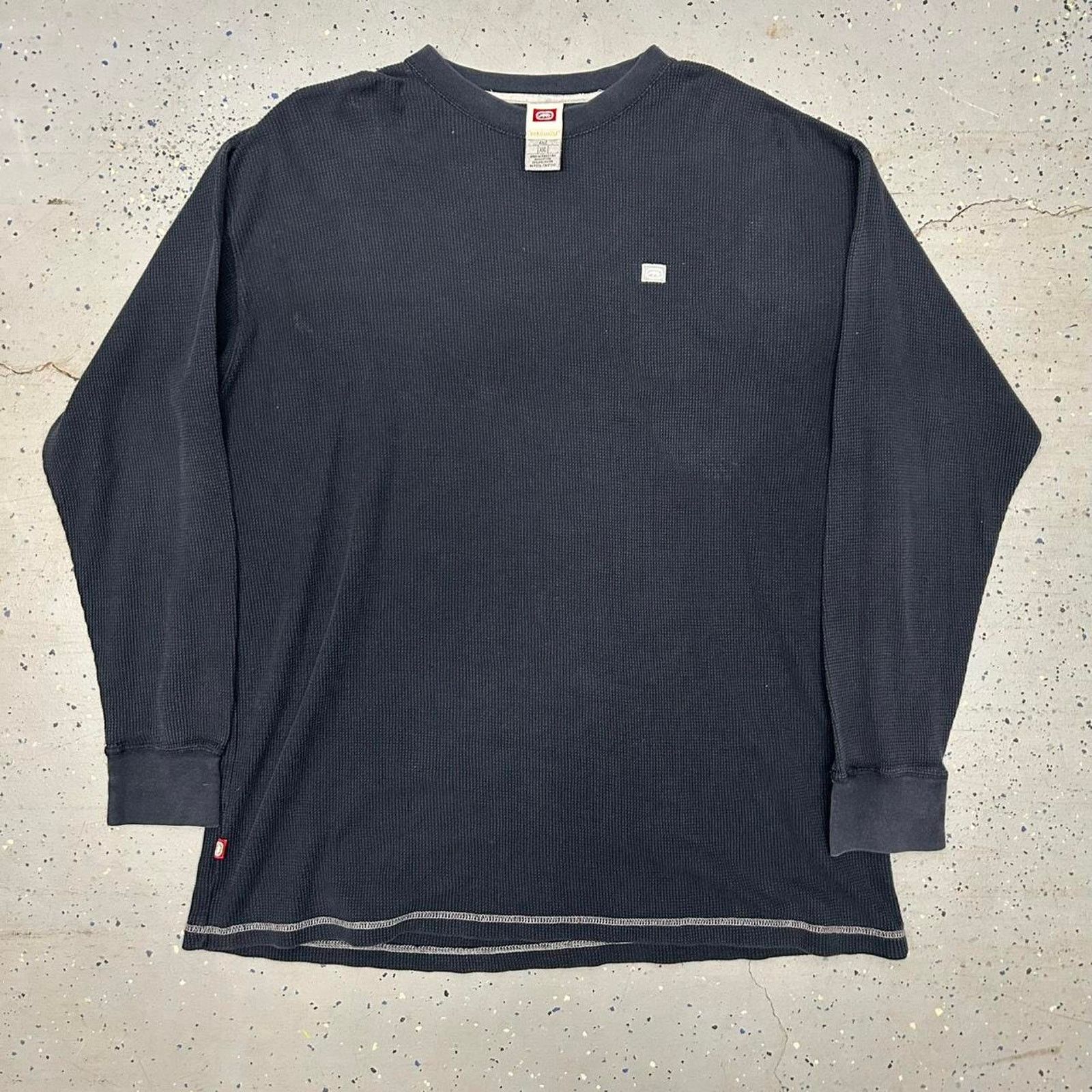 Ecko Unltd. Y2K Black Ecko Thermal long sleeve shirt Size US XXL / EU 58 / 5 - 1 Thumbnail