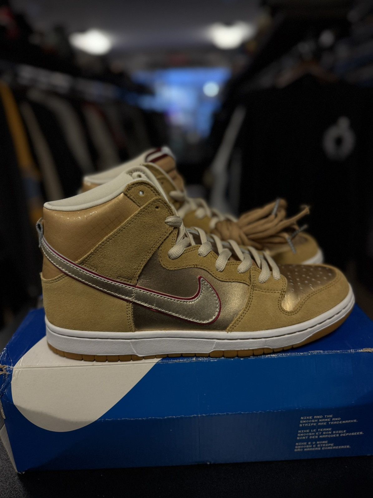 Nike Size 11- Nike SB Dunk High Premium Koston 2010 (313171- 702) Size US 11 / EU 44 - 1 Thumbnail