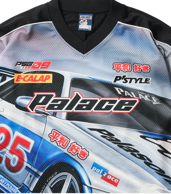 Palace Palace Racey Jersey Black Size Large Size US L / EU 52-54 / 3 - 2 Thumbnail