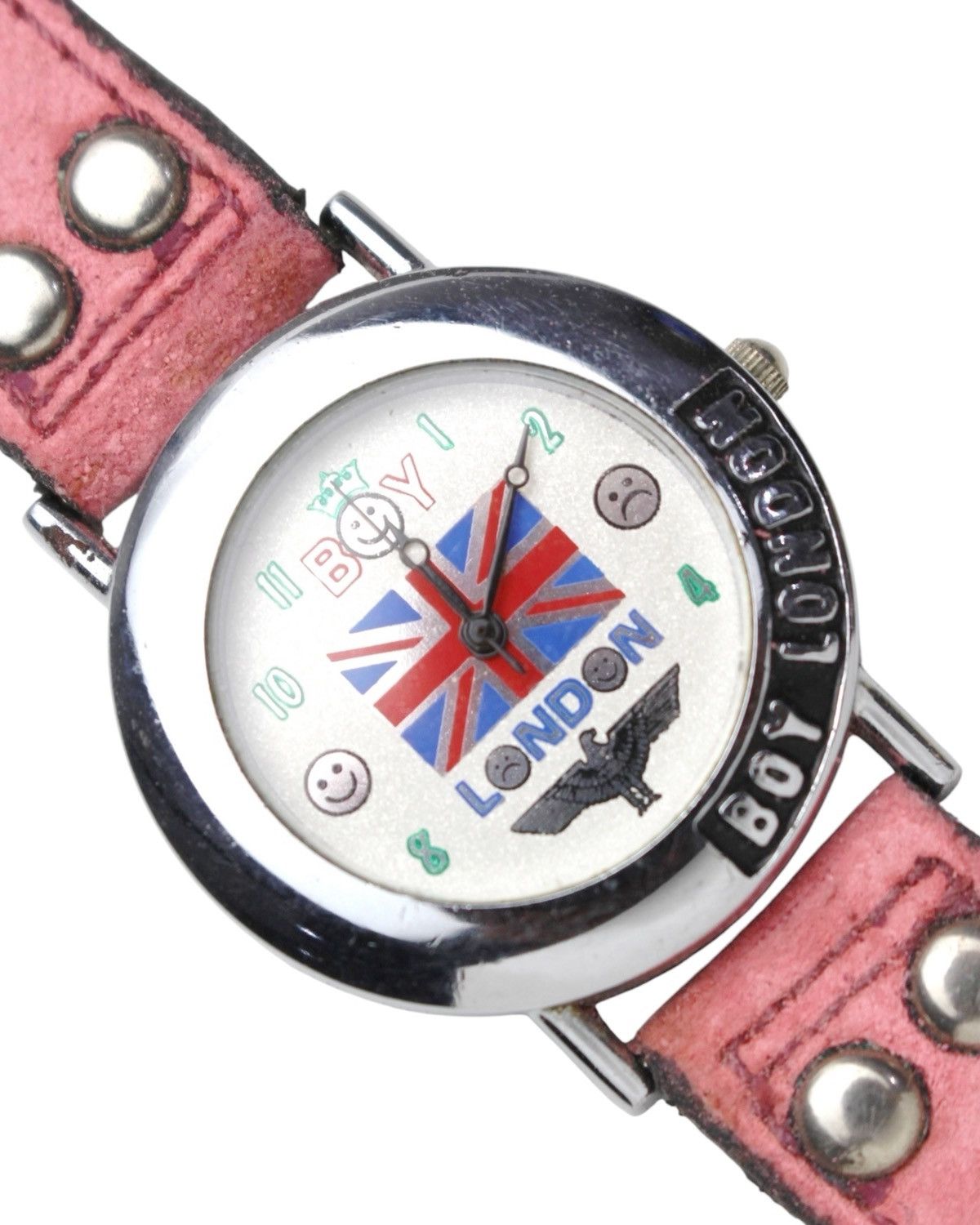 Japanese Brand 1990S BOY LONDON PINK ANARCHY PUNK STREET WEAR WATCH Size ONE SIZE - 3 Thumbnail