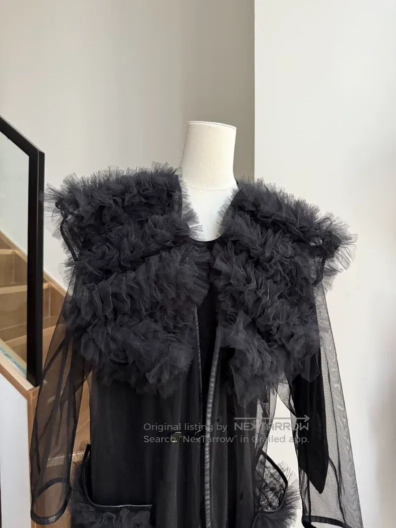 Comme des Garcons Comme des Garcons Black vintage tulle short coat jumpsuit Size M / US 6-8 / IT 42-44 - 3 Thumbnail