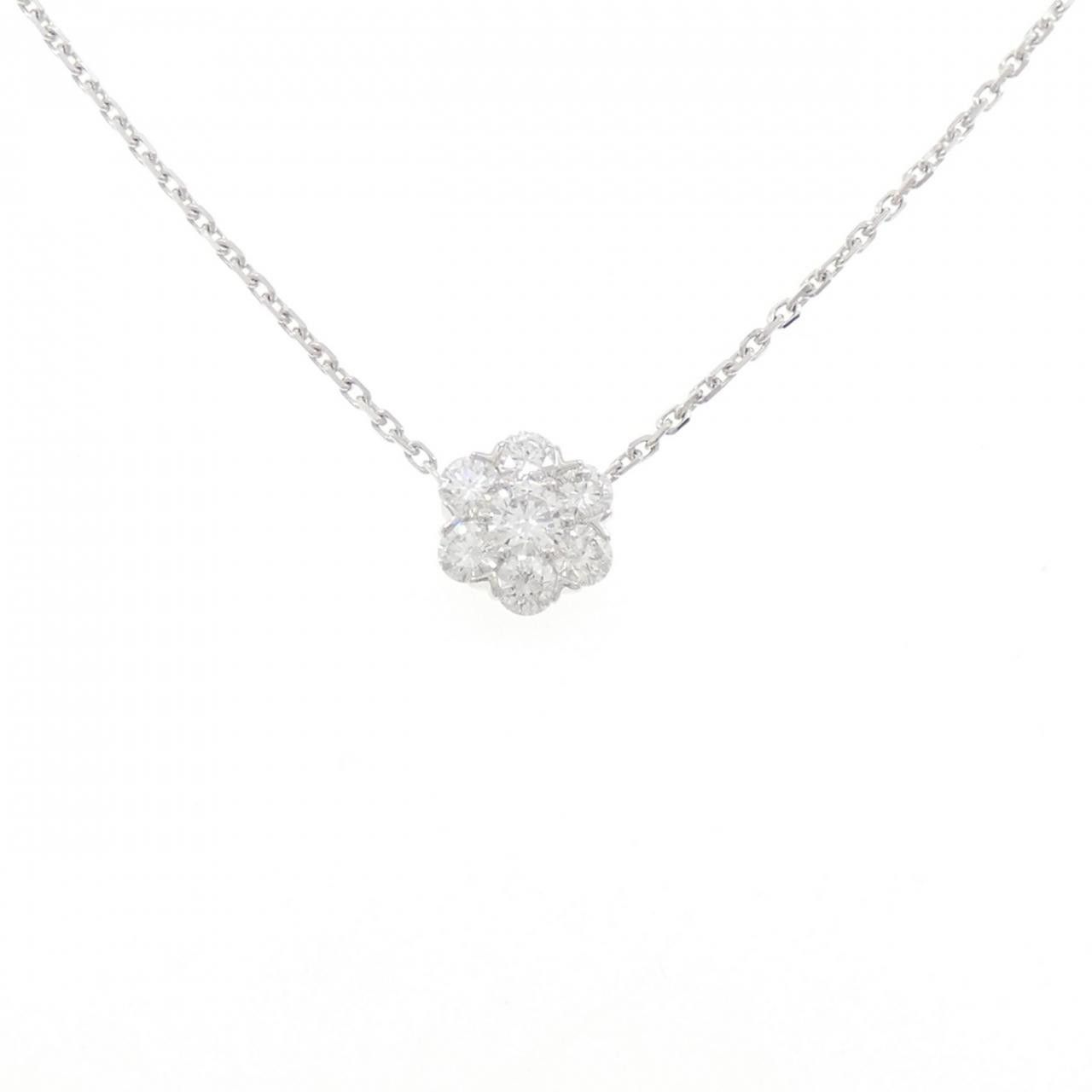 Van Cleef & Arpels Van Cleef & Arpels Van Cleef & Arpels Frivole Au750 White Gold Diamond Necklace Precious Metal Necklace DUTY FREE for USA Size ONE SIZE - 1 Thumbnail