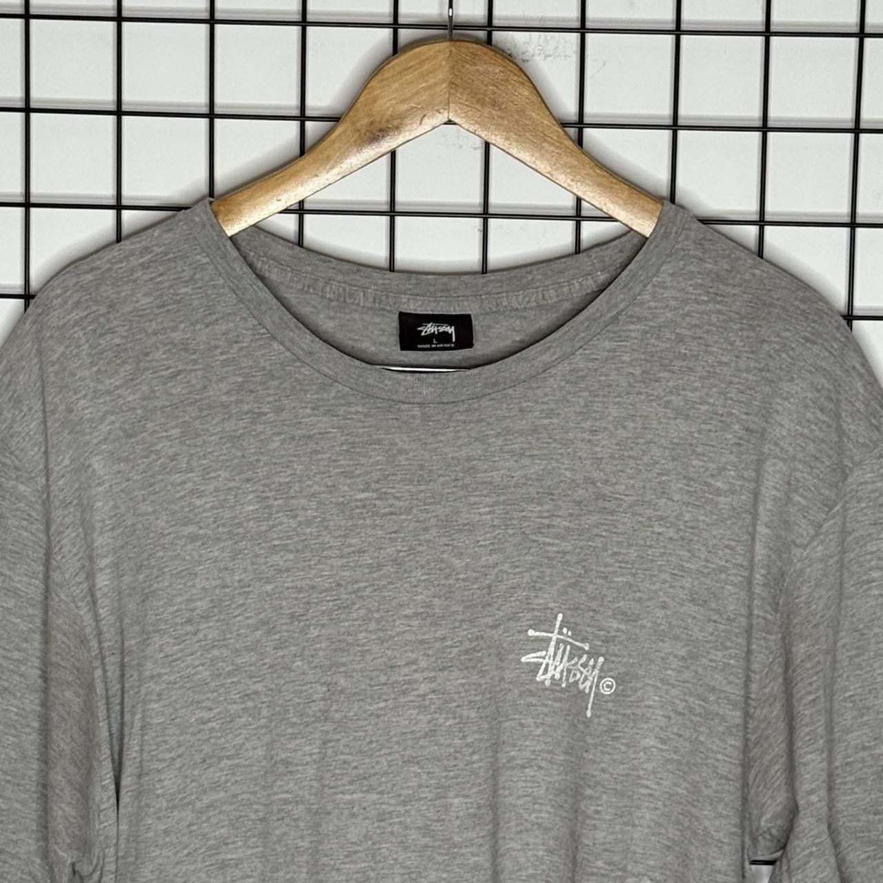 Stussy Stussy T shitt Grey Logo Spellout Vintage Size US M / EU 48-50 / 2 - 3 Thumbnail