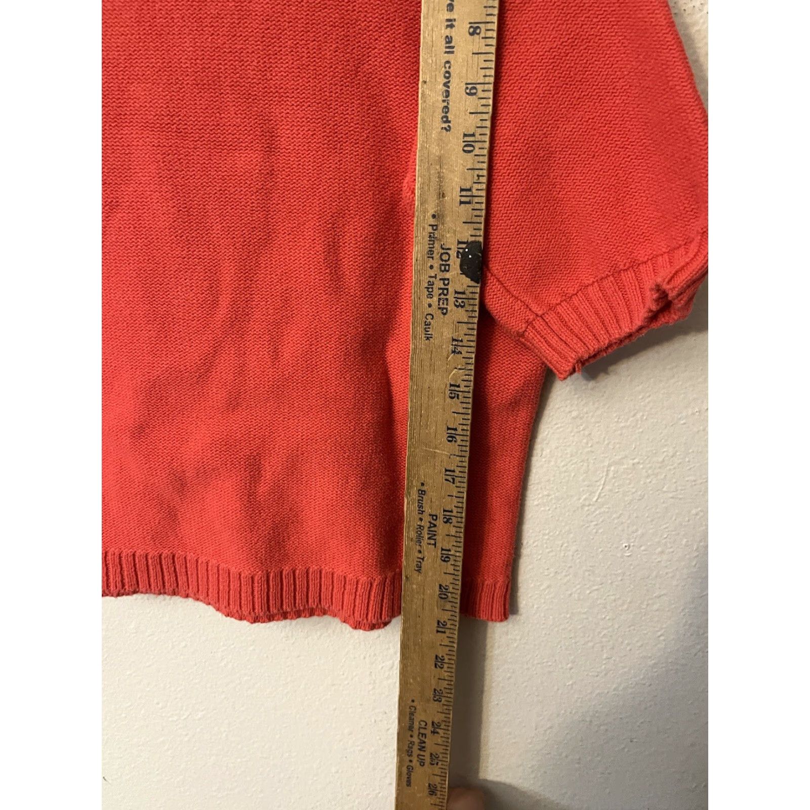 Gap GAP Shirt Women’s V-Neck Pullover Sweater – Pink Small 100% Cotton Short Sleeve Logo Knit Classic, Preppy, All Seasons Womens Size S / US 4 / IT 40 - 4 Thumbnail