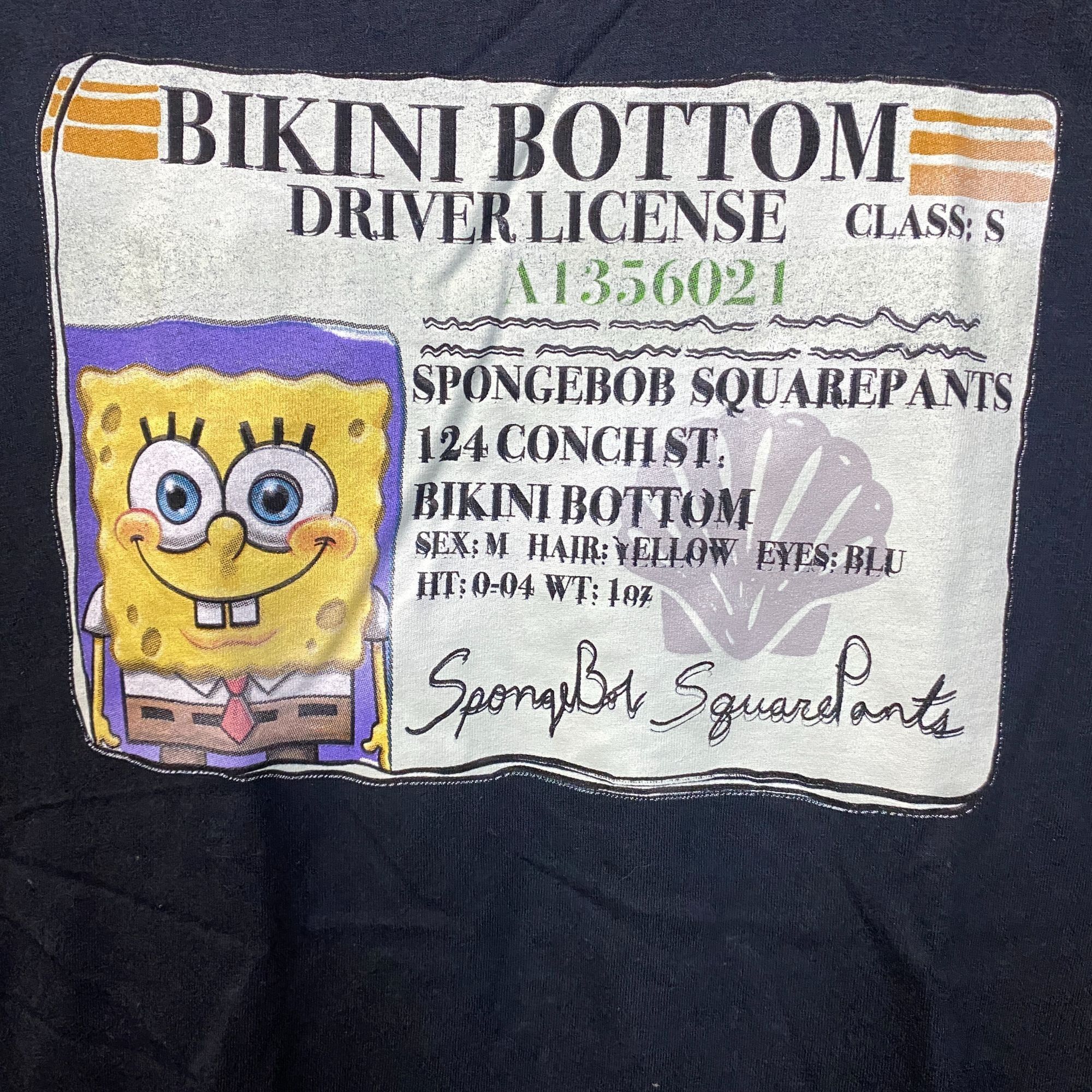 Nickelodeon Nickelodeon Spongebob Squarepants Driver License T-Shirt 2XL Size US XXL / EU 58 / 5 - 2 Thumbnail