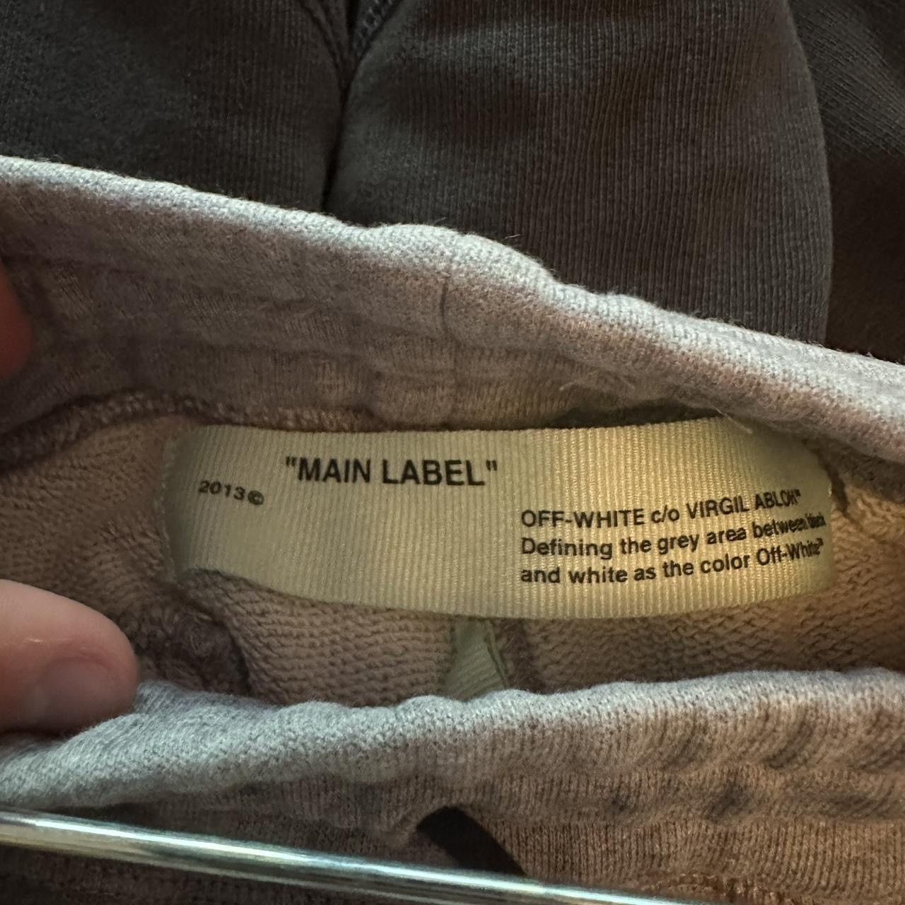 Off-White Gray with yellow arrows Off White sweatpants Size US 31 - 3 Thumbnail
