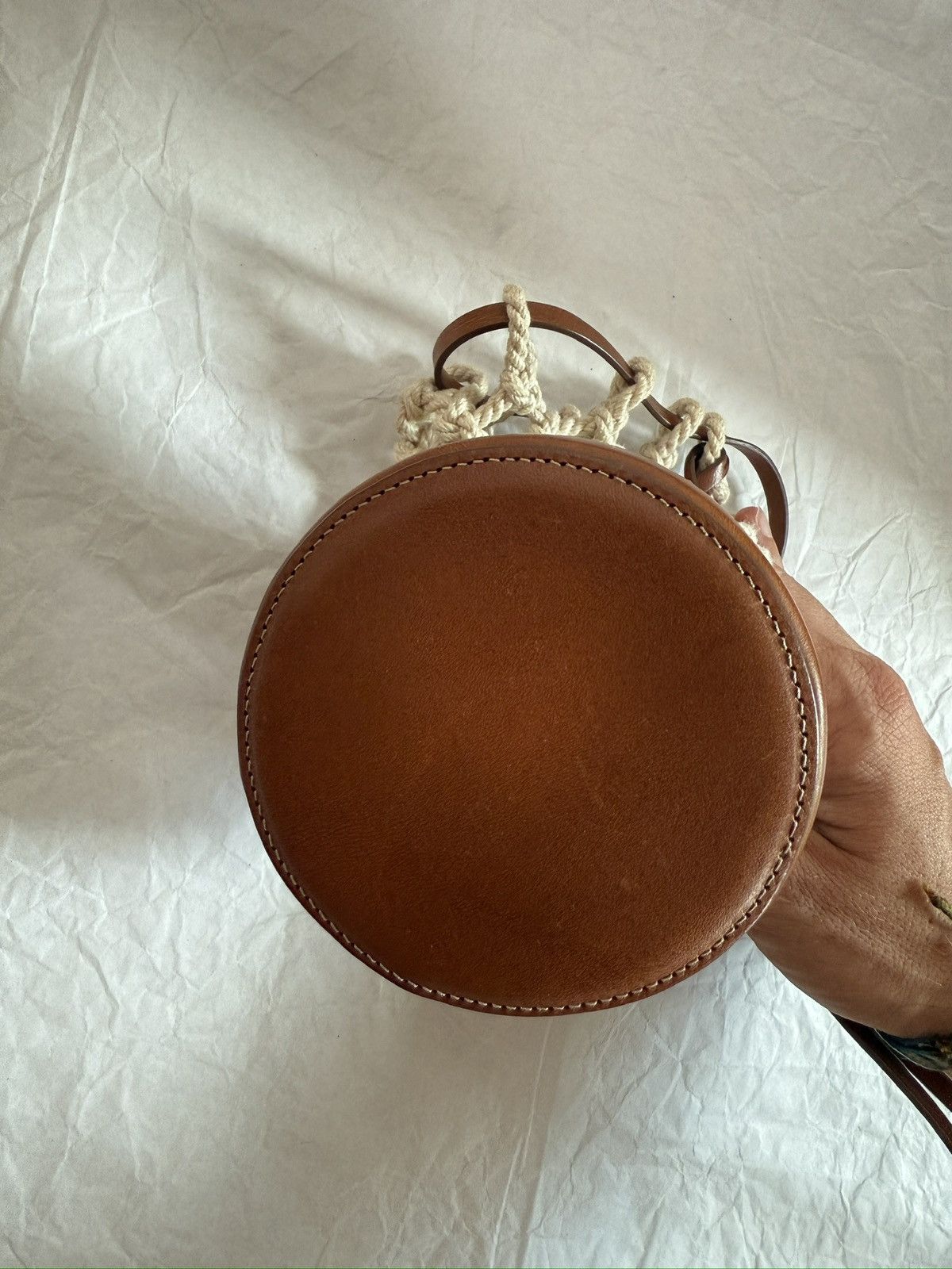 Jil Sander Mini crochet-leather bag Size ONE SIZE - 3 Thumbnail