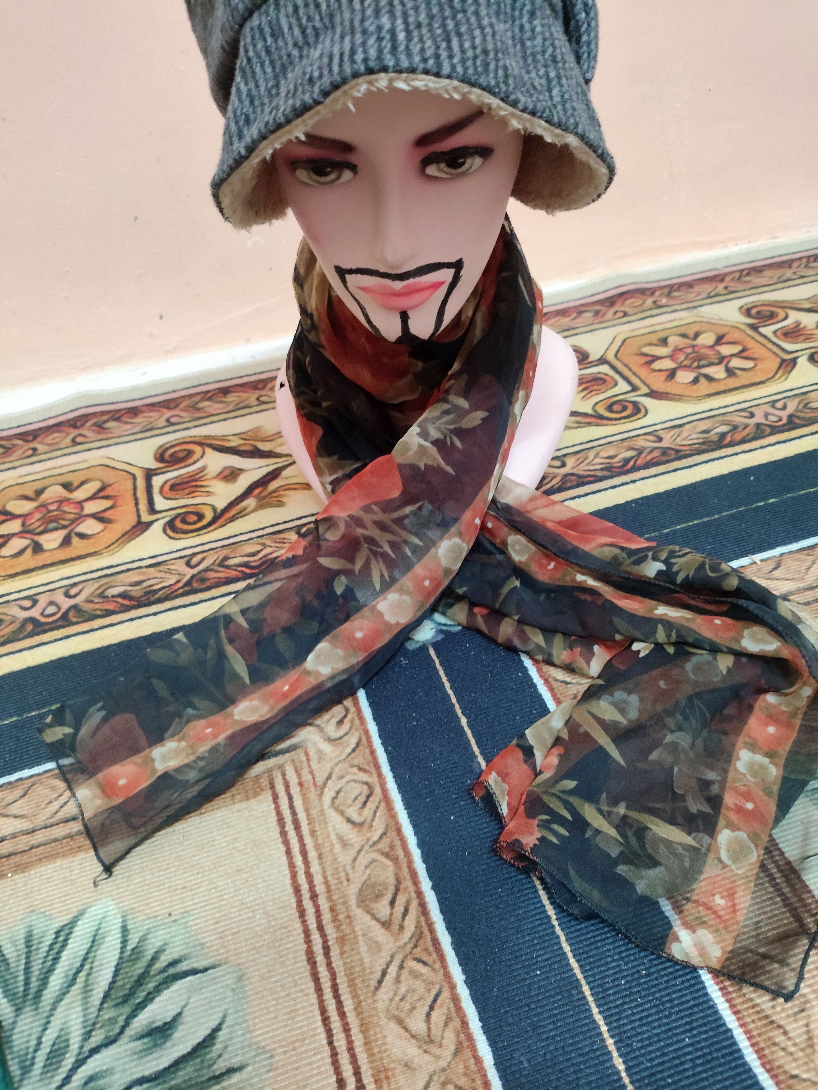 Designer × Vintage Vintage Scarves Scaft Winter Xmas Size ONE SIZE - 1 Thumbnail