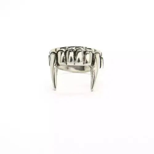 Jewelry Gothic Punk Style Vampire Ring Size ONE SIZE - 3 Thumbnail