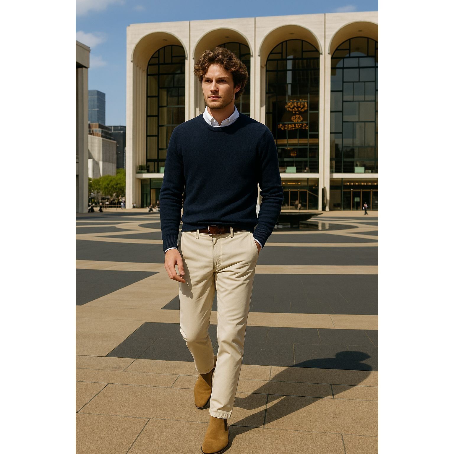 Abercrombie & Fitch Abercrombie Fitch Size 32 Tan Cargo Pants Khaki Straight Fit Size US 32 / EU 48 - 4 Thumbnail