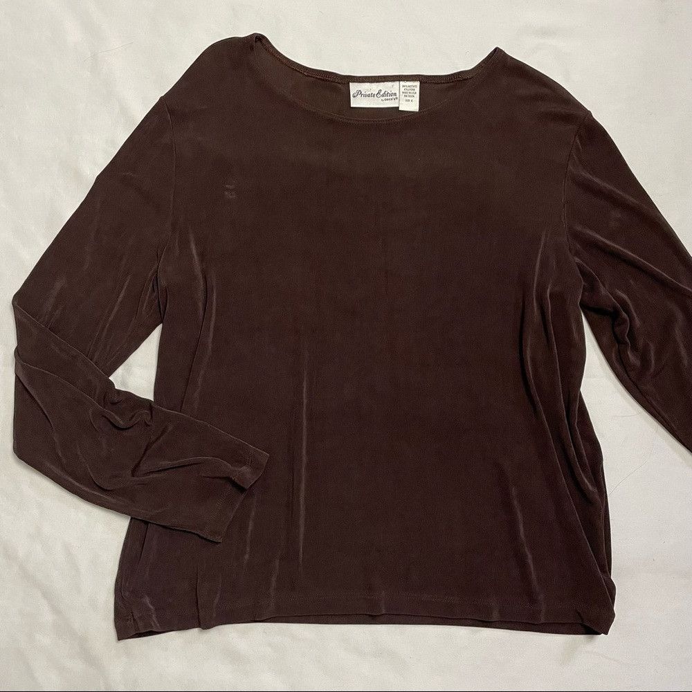 Chicos Chico’s Private Edition Set Long Sleeve Top Size 2 US L Car Size M / US 6-8 / IT 42-44 - 7 Thumbnail