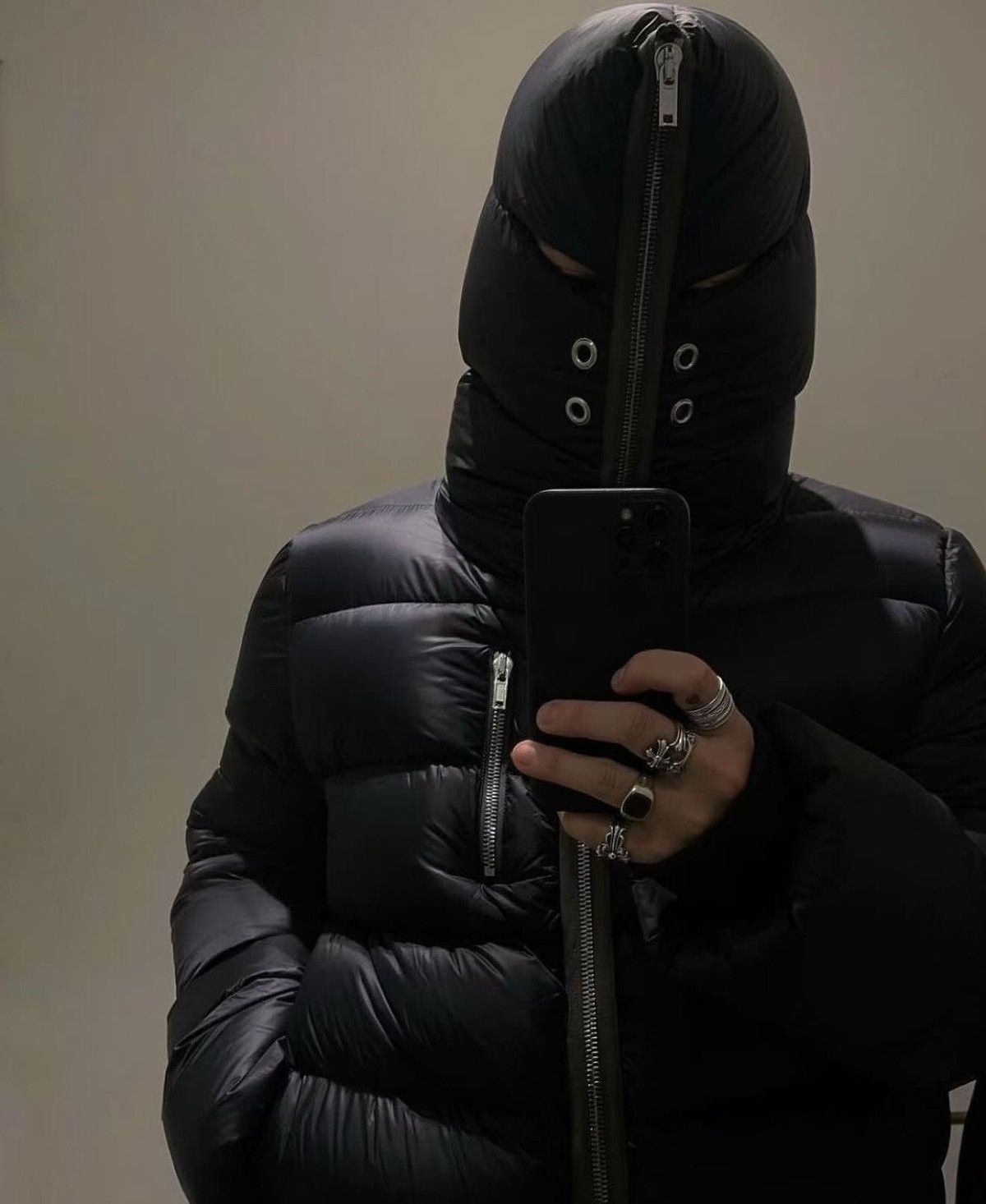 Rick Owens Rick Owens FW22 Strobe Gimp Puffer Jacket | Grailed