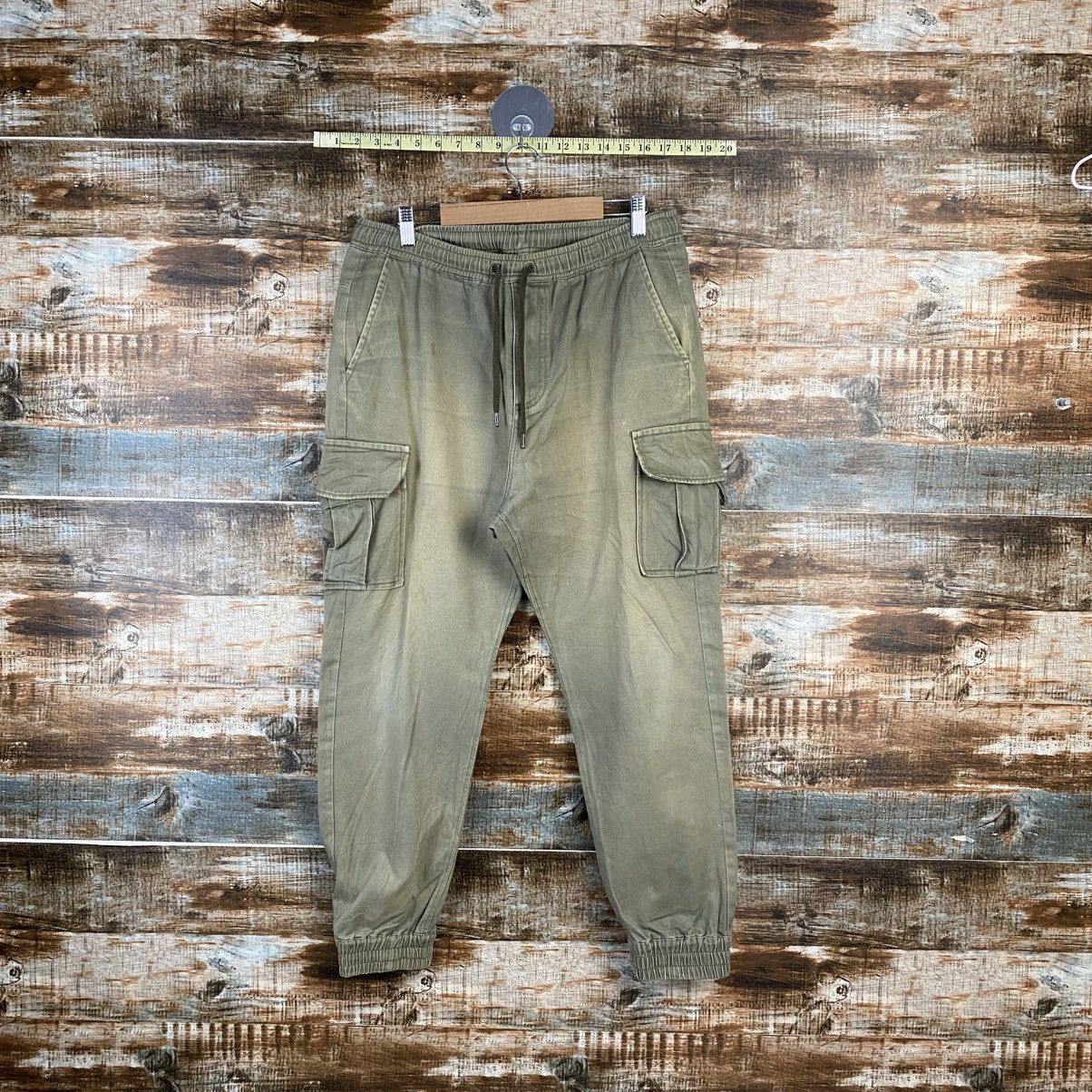 BASE CONTROL DL Base Control Green Joggers Pants #C764 Size US 29 - 1 Thumbnail
