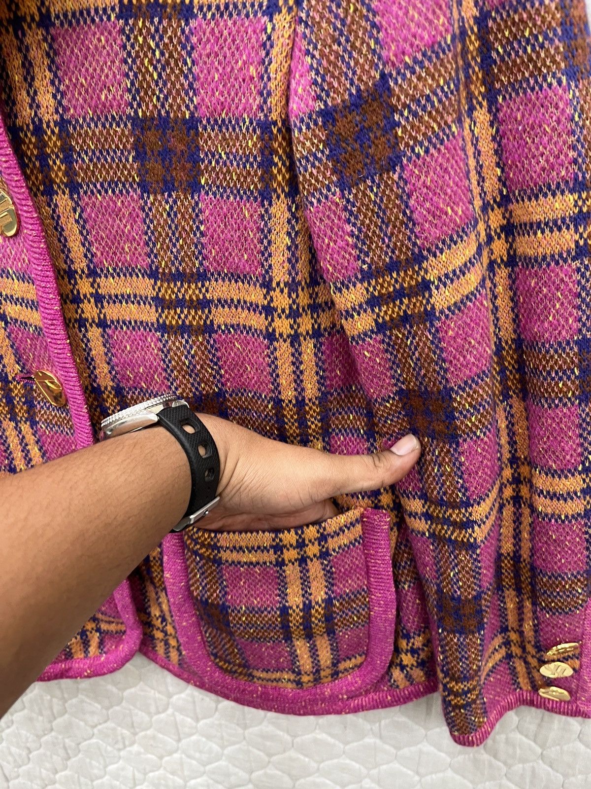 Yves Saint Laurent 🔥🔥🔥STEALS YVES SAINT LAURENT TWEED JACKET Size M / US 6-8 / IT 42-44 - 15 Thumbnail