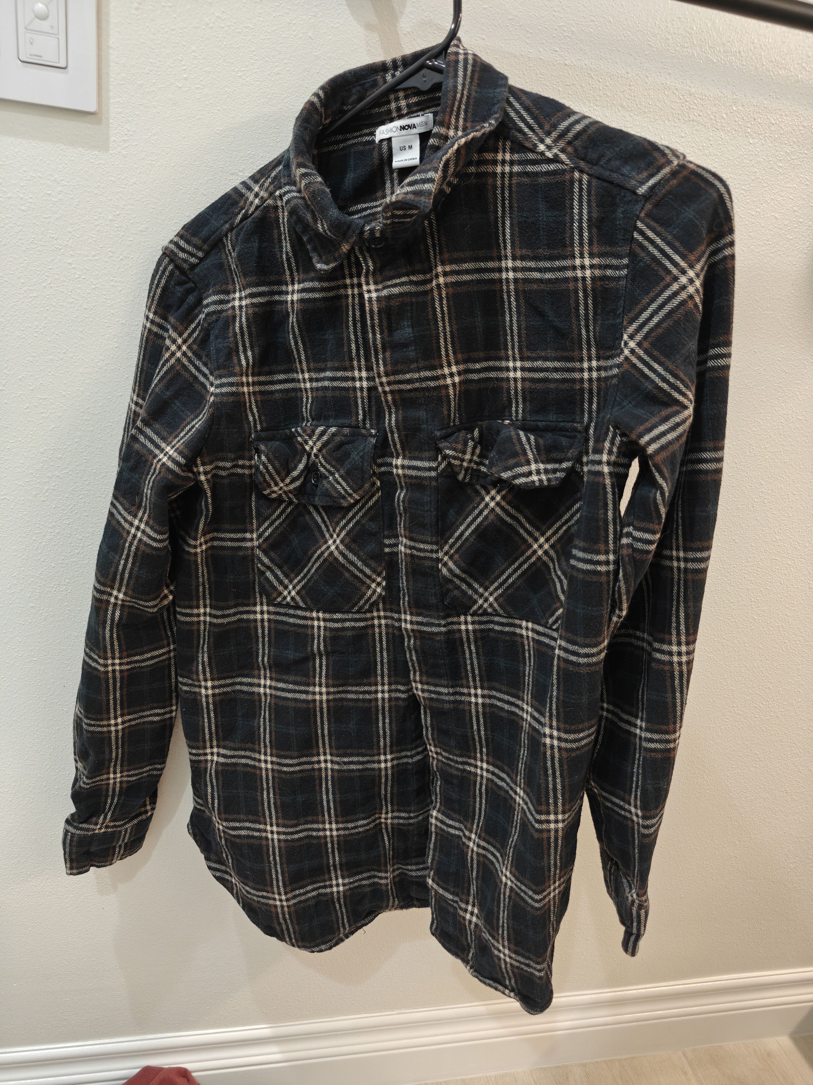 Fashion Nova Fashion Nova Flannel Size US M / EU 48-50 / 2 - 1 Thumbnail