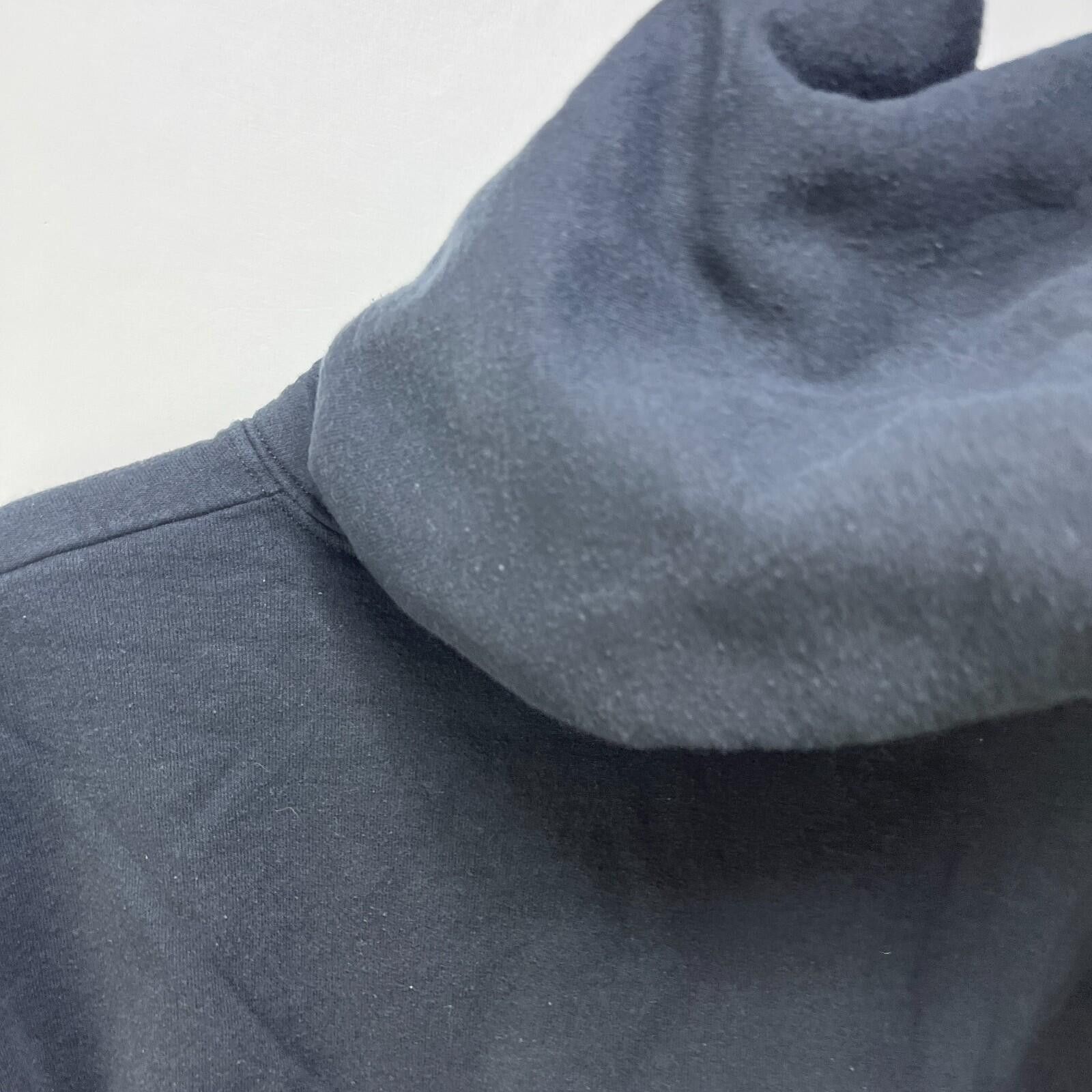 Jerzees Vintage Jerzees Black Blank Faded Hoodie Russell XL Size US XL / EU 56 / 4 - 8 Thumbnail