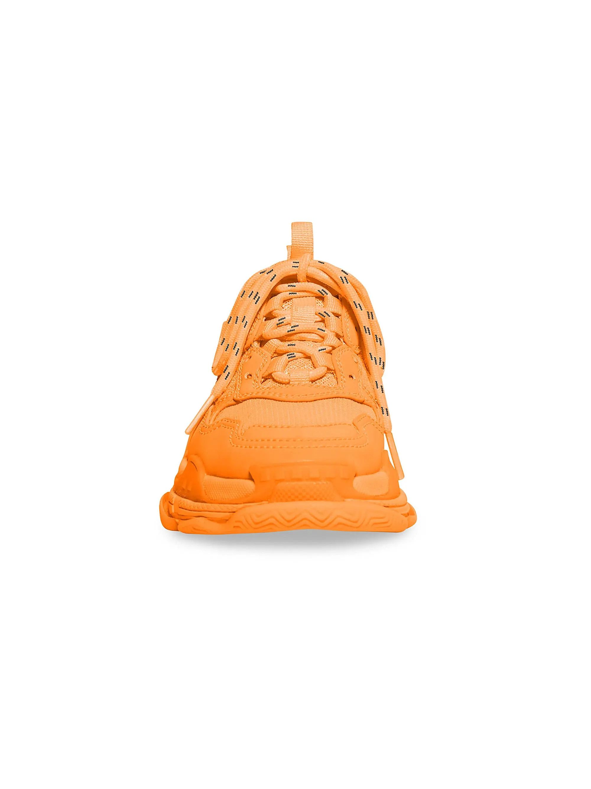 Balenciaga o1la1rc1a0625 Size: KIDS 24 / Triple S Sneakers Fluo Orange Size US 5 / EU 37 - 3 Thumbnail