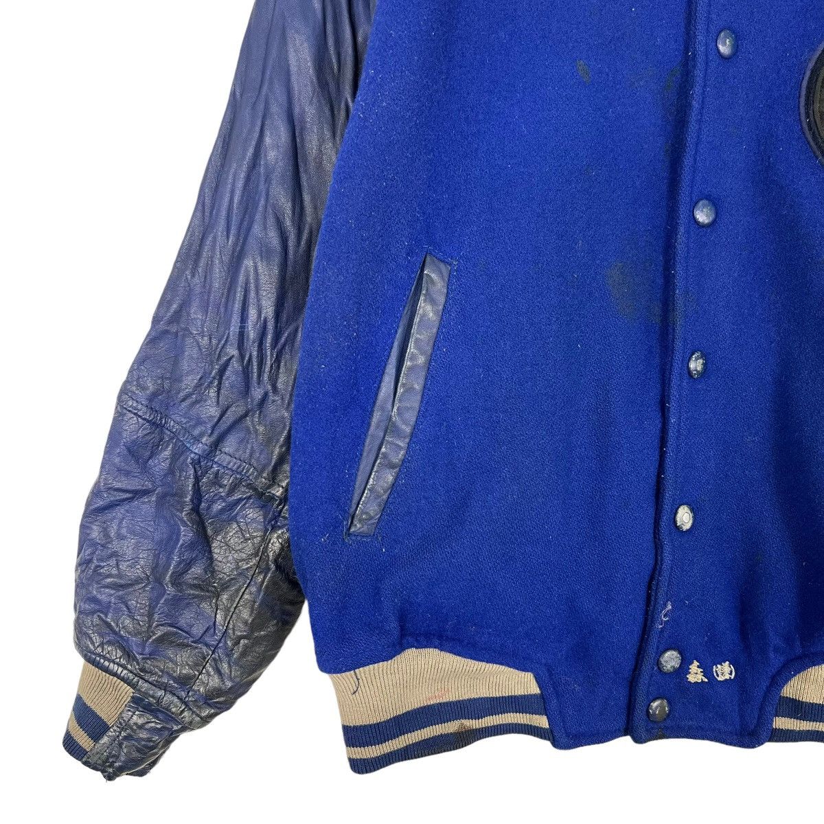 Japanese Brand 🔥 1980s SAGAWA SUPER EXPRESS VARSITY STADIUM JACKET Size US L / EU 52-54 / 3 - 4 Thumbnail